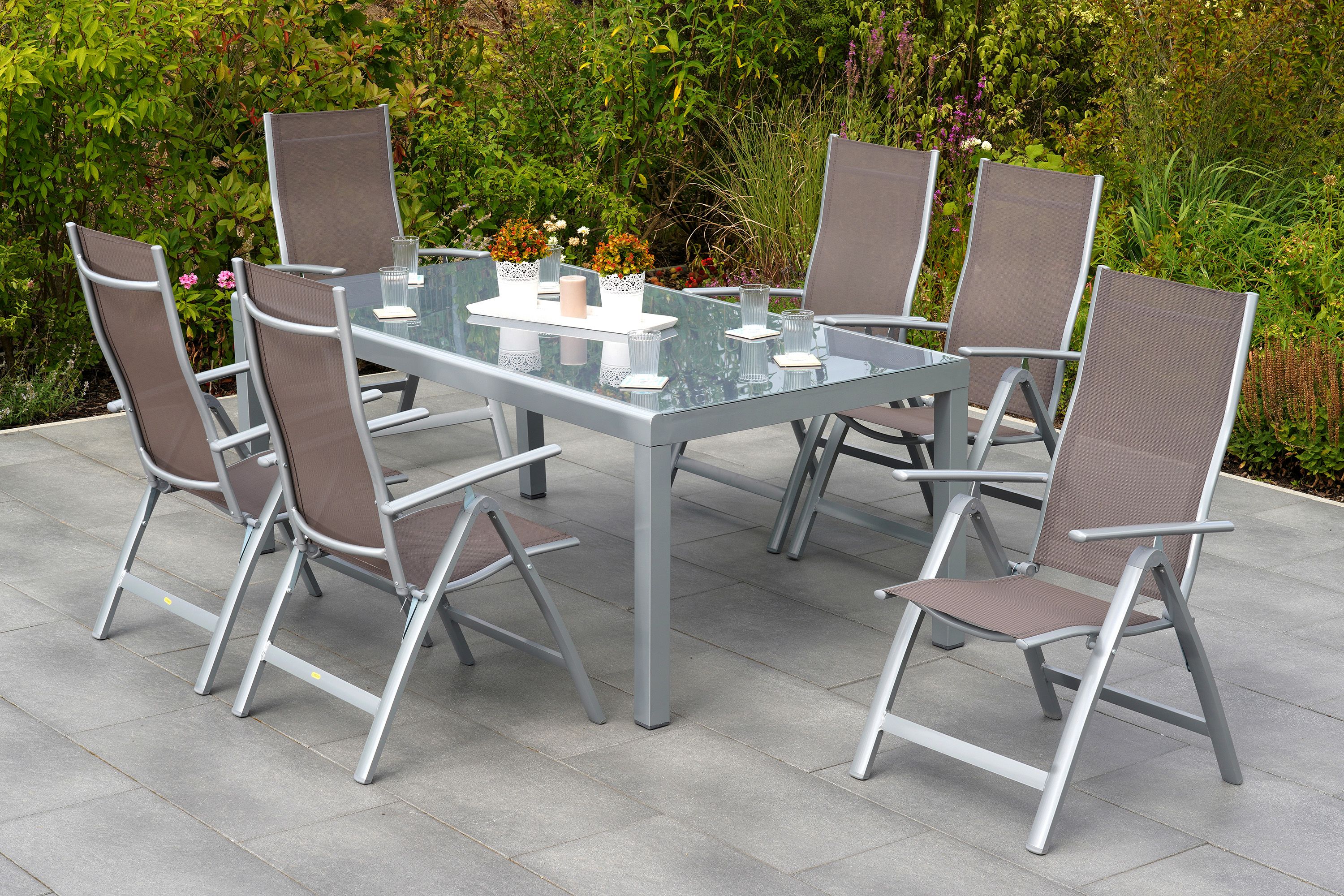 Carrara Set, 7tlg., Tisch 190 x 100 cm Carrara Set, 7tlg., Tisch 190 x 100 cm