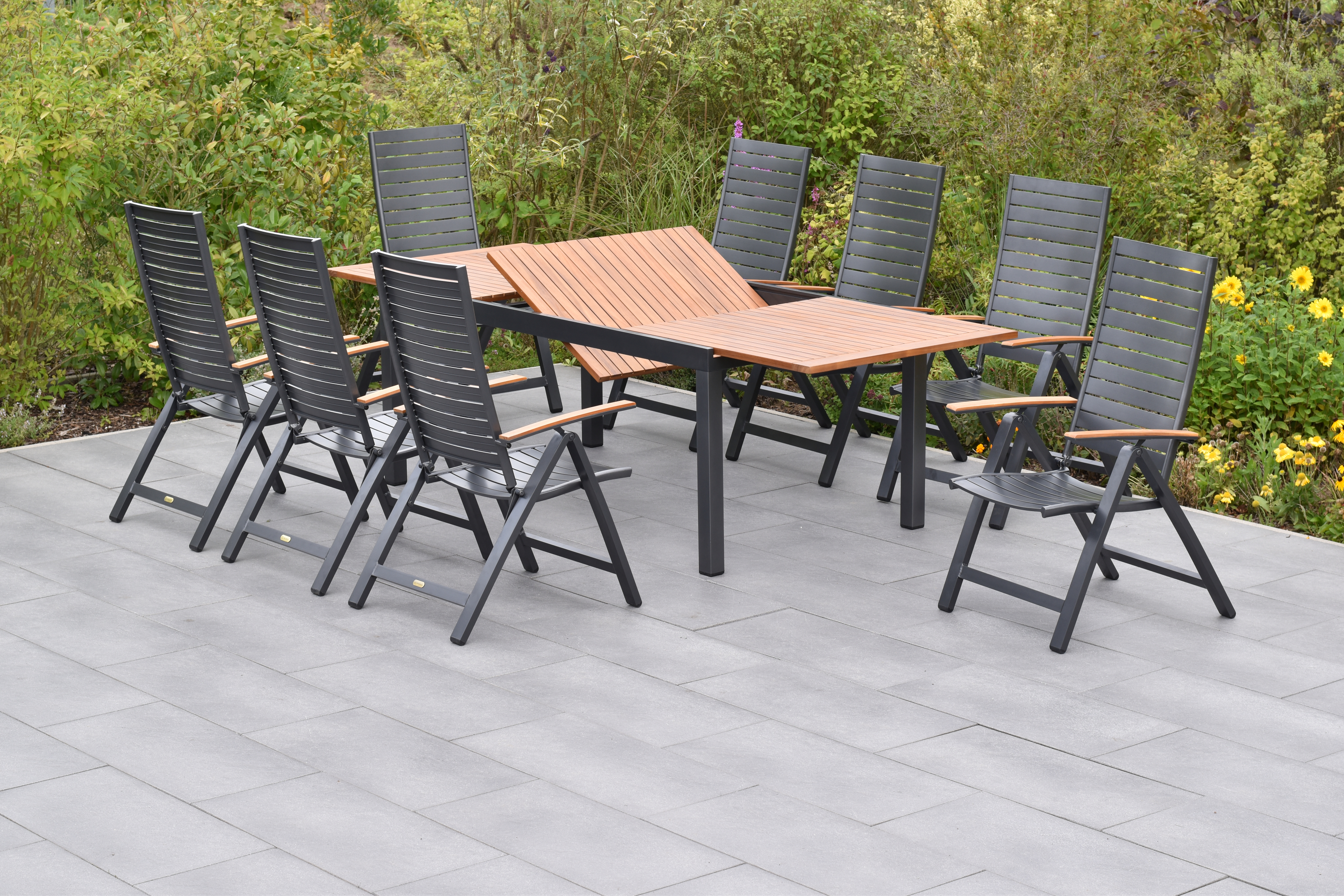 50800-217-2 Astros Set, 9tlg., Ausziehtisch 180/250 x 100 cm
