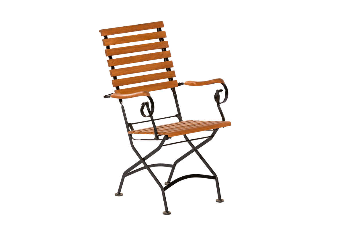 Schlossgarten Sessel mit hoher Rückenlehne