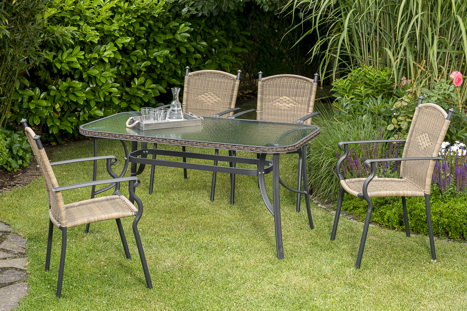 Roma Set 5tlg. Tisch 150 x 80 cm Roma Set 5tlg. Tisch 150 x 80 cm