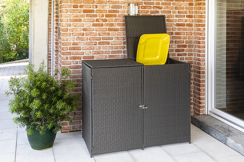 Mulltonnenbox-2er-28949-209-NB-2 Mülltonnenabdeckung 2er, 240 Liter