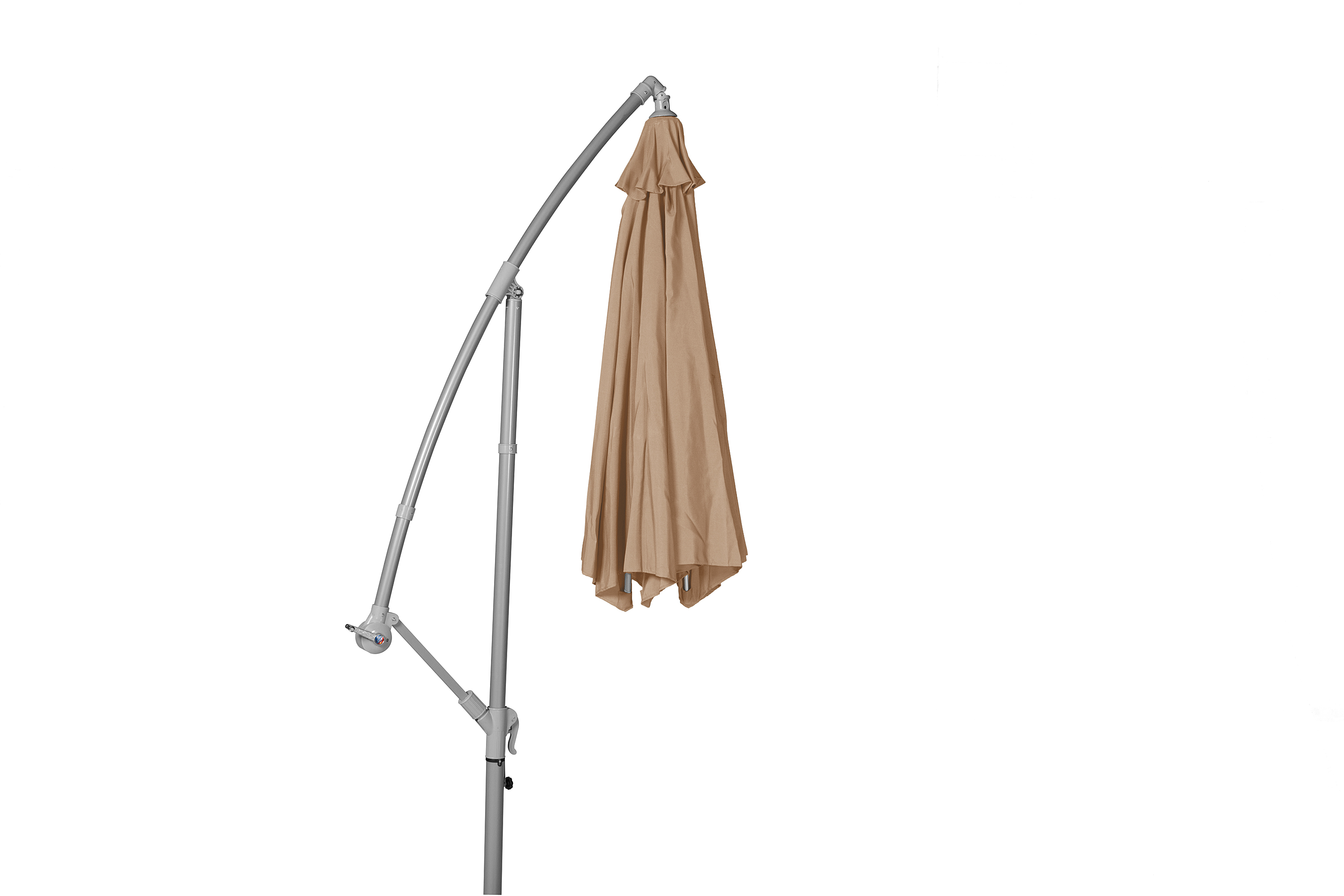Ampelschirm-beige-2 Ampelschirm Ø 300 cm, inkl. Hülle, beige
