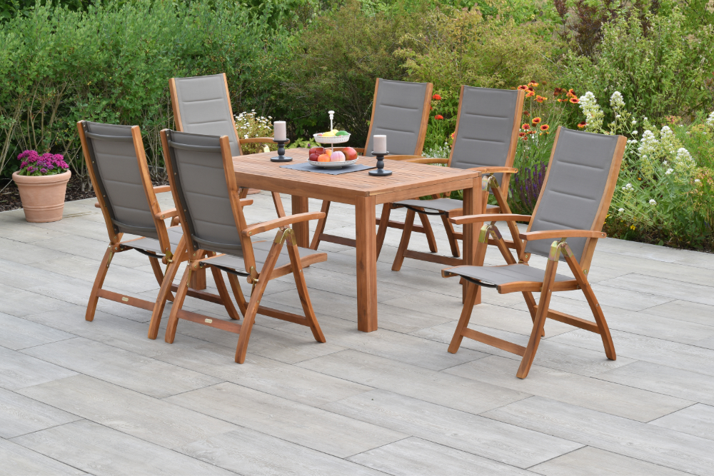 Acapulco Set, 7tlg., Ausziehtisch 150/200 x 90 cm Acapulco Set, 7tlg., Ausziehtisch 150/200 x 90 cm