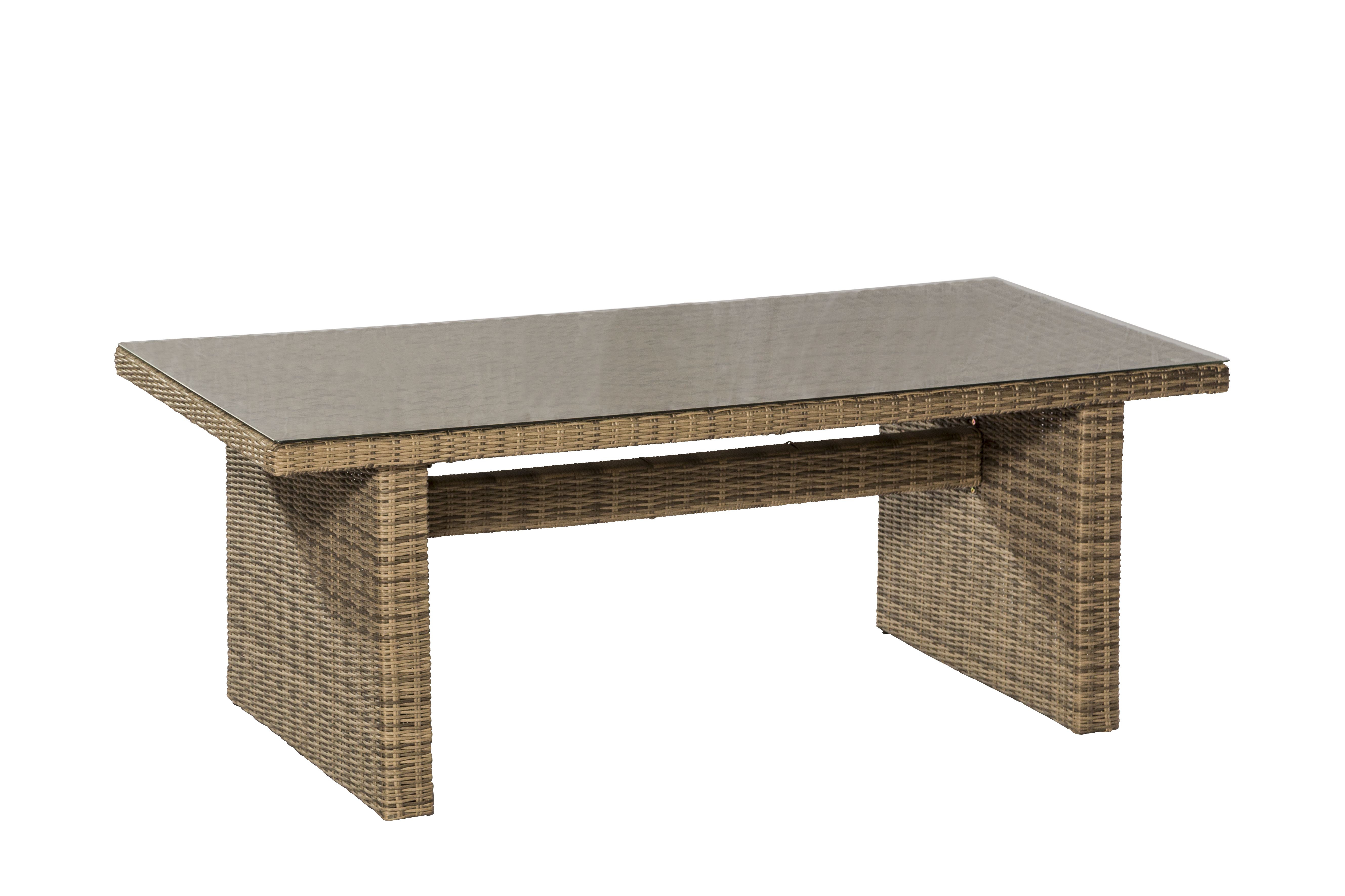 Teneriffa Set, 13tlg., Tisch, 200 x 100 cm, aufliegende Glasplatte, inkl. Kissen Teneriffa Set, 13tlg., Tisch, 200 x 100 cm, aufliegende Glasplatte, inkl. Kissen