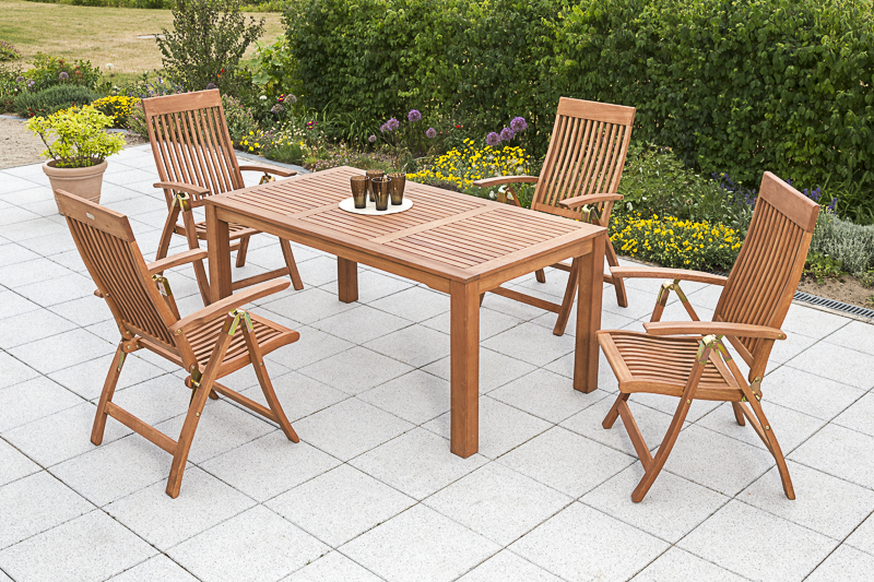 Comodoro-Set-5tlg-4x-25000-011-25002-011-NB Comodoro Set, 5tlg., 4 Klappsessel, Tisch 170 x 90 cm