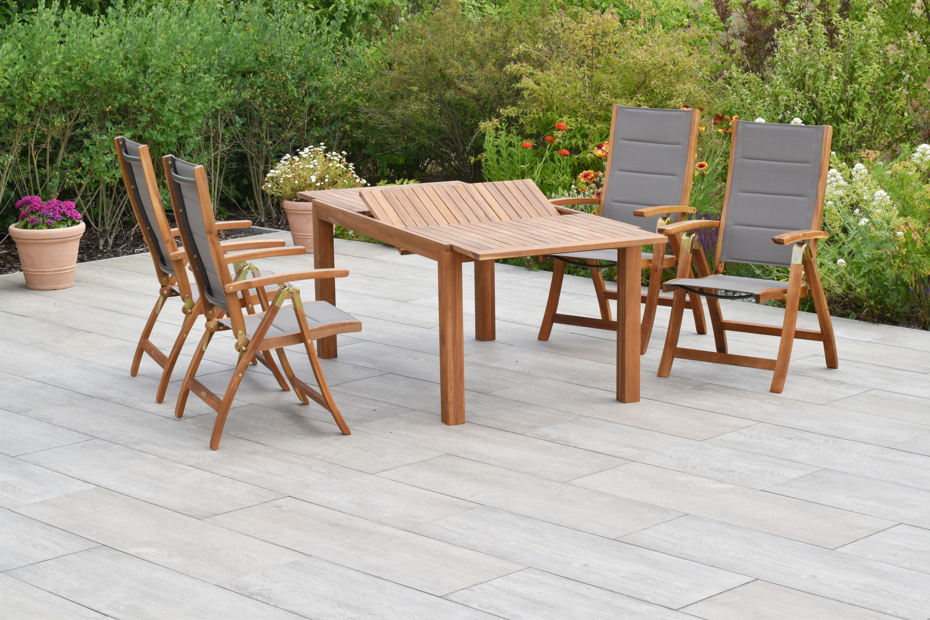 50766-309-2 Acapulco Set, 5tlg., Ausziehtisch 150/200 x 90 cm