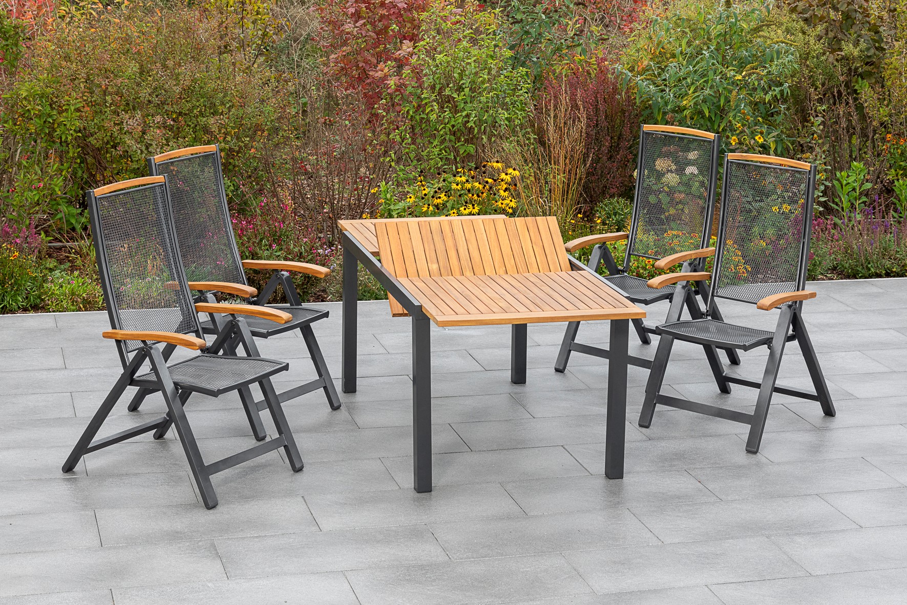 50206-800-2OCnZREdwNwq9v Tilos Set 9tlg. Ausziehtisch 150/200 x 90 cm