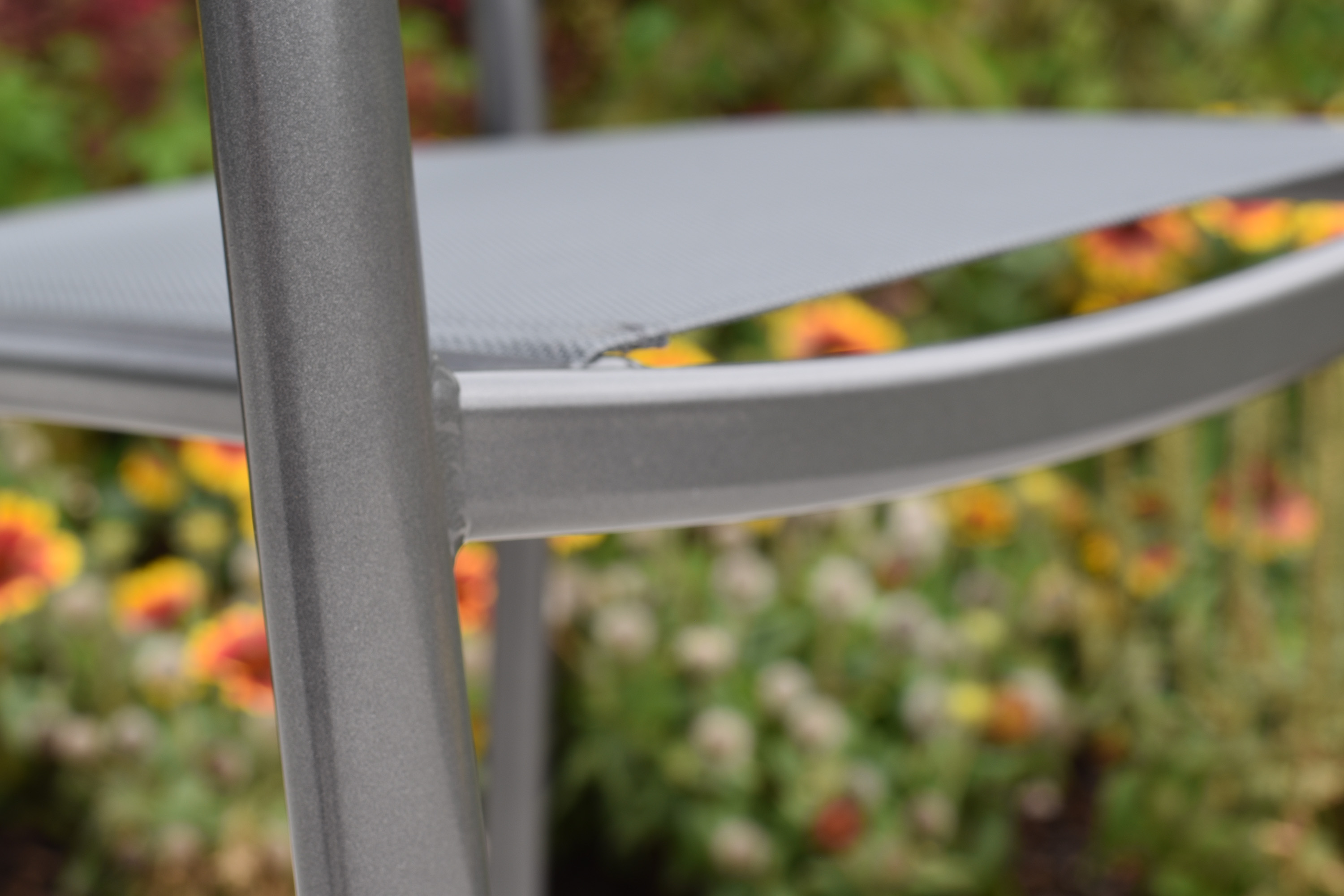 Milano Set 7tlg., 6 Stapelsessel, Ausziehtisch, 150 (200) x 90 cm