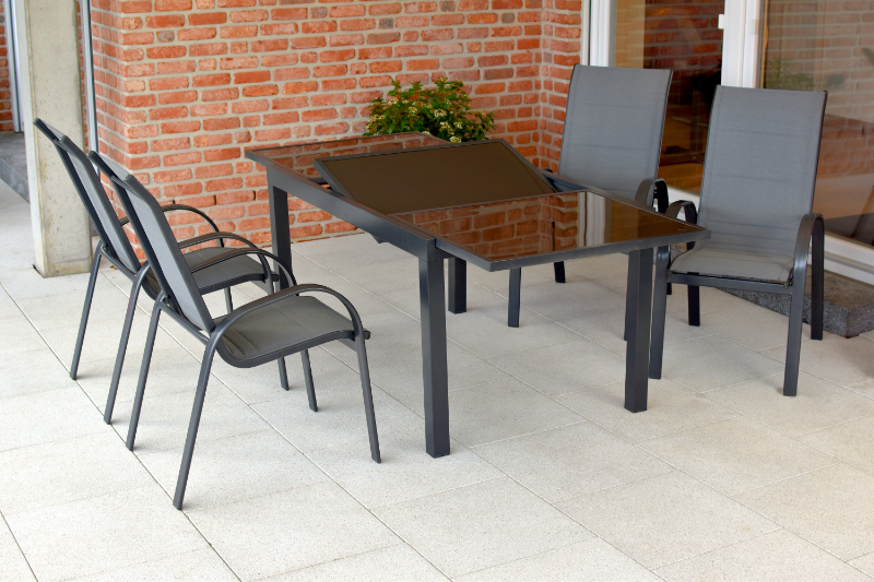 Amalfi-Set-5tlg-HL-MX-2 Amalfi Set, 5 tlg., Ausziehtisch 140/200 x 90 cm