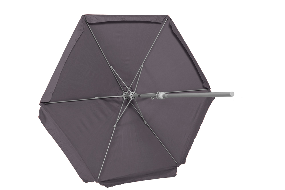 Schirm-rund-grau-2 Schirm Ø 230 cm, 38 mm Rohr, grau