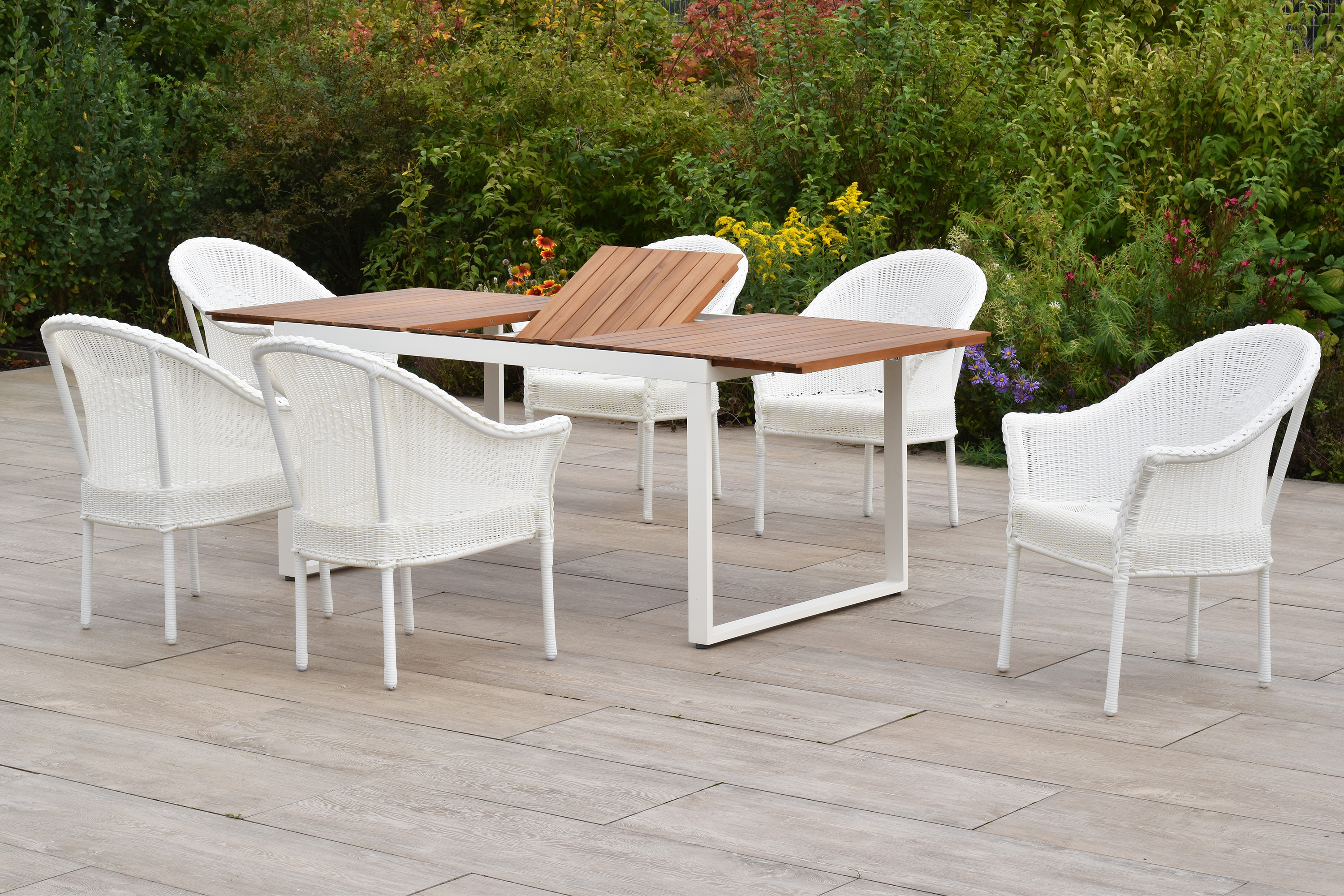 Bamberg Set, 7tlg., Ausziehtisch 150/200 x 90 cm, Bamberg Set, 7tlg., Ausziehtisch 150/200 x 90 cm,