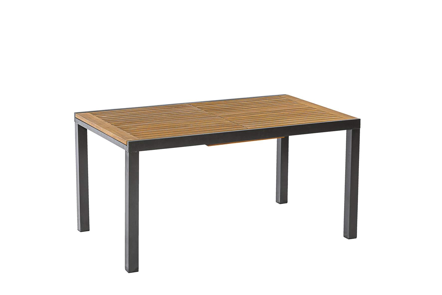 50820-307-5 Paxos Set, 7tlg., 6 Stapelsessel, Ausziehtisch 180/250 x 100 cm, graphit