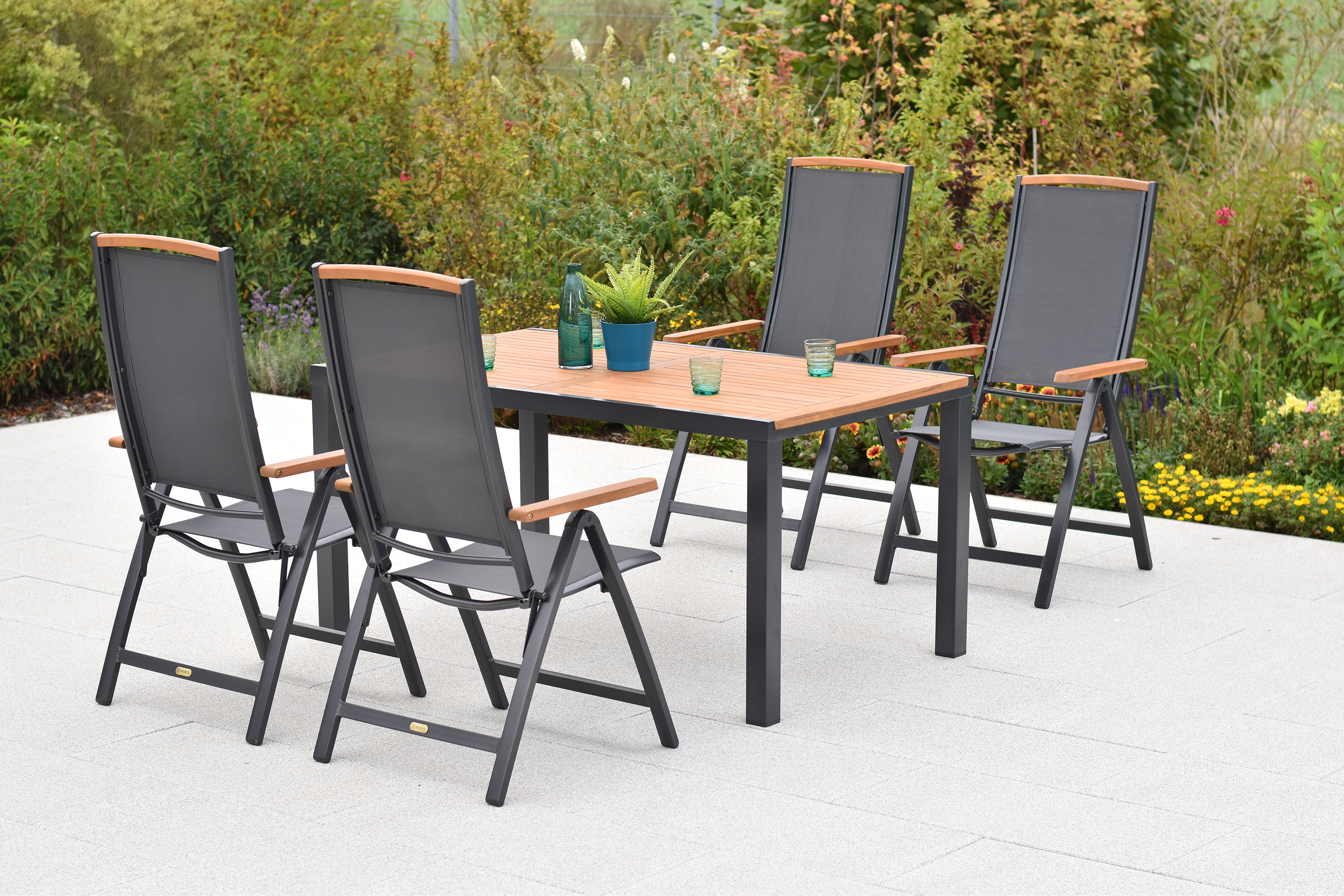 Siena Set, 5tlg, Tisch 150 x 90 cm Siena Set, 5tlg, Tisch 150 x 90 cm