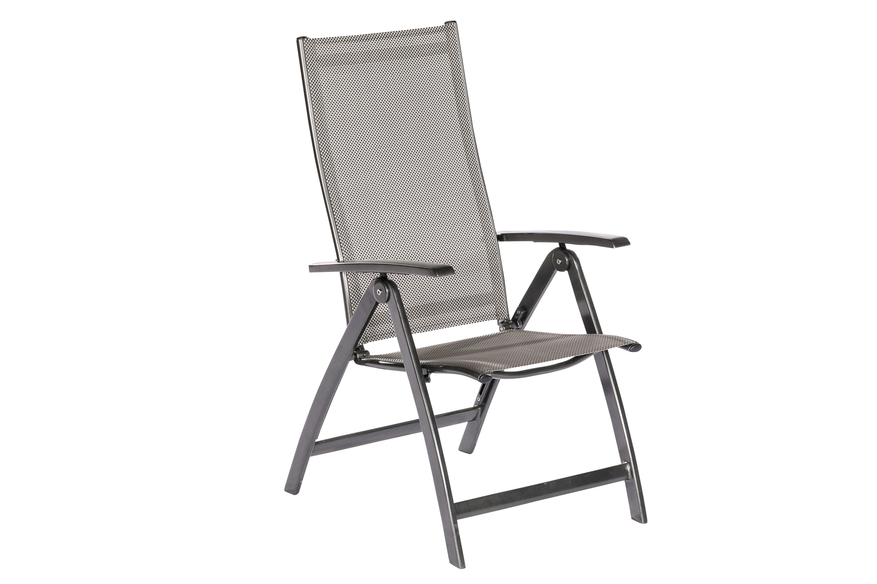 Vicenza Set 9tlg., 8 Klappsessel, Ausziehtisch 160 (320) x 78 (75)