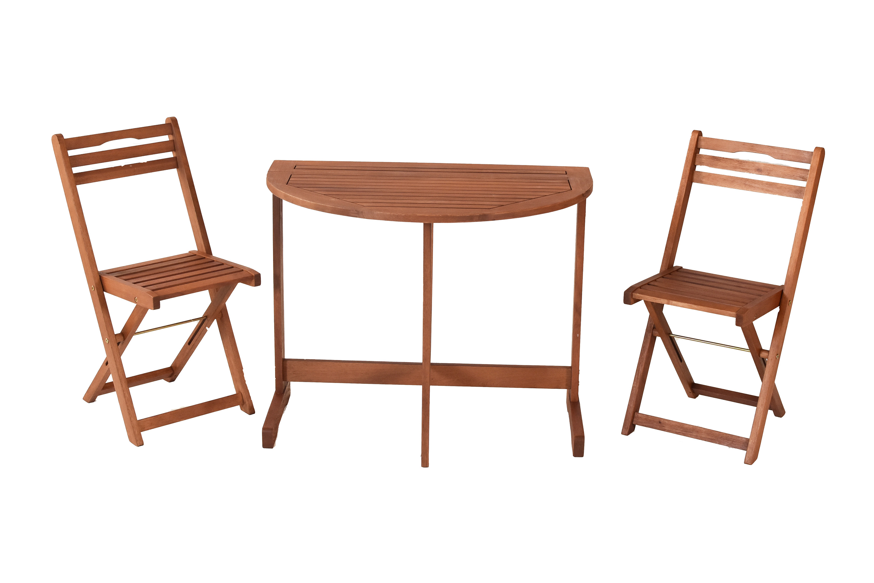 Porto Set, 3tlg., Klapptisch halbrund 90 x 60 cm Porto Set, 3tlg., Klapptisch halbrund 90 x 60 cm