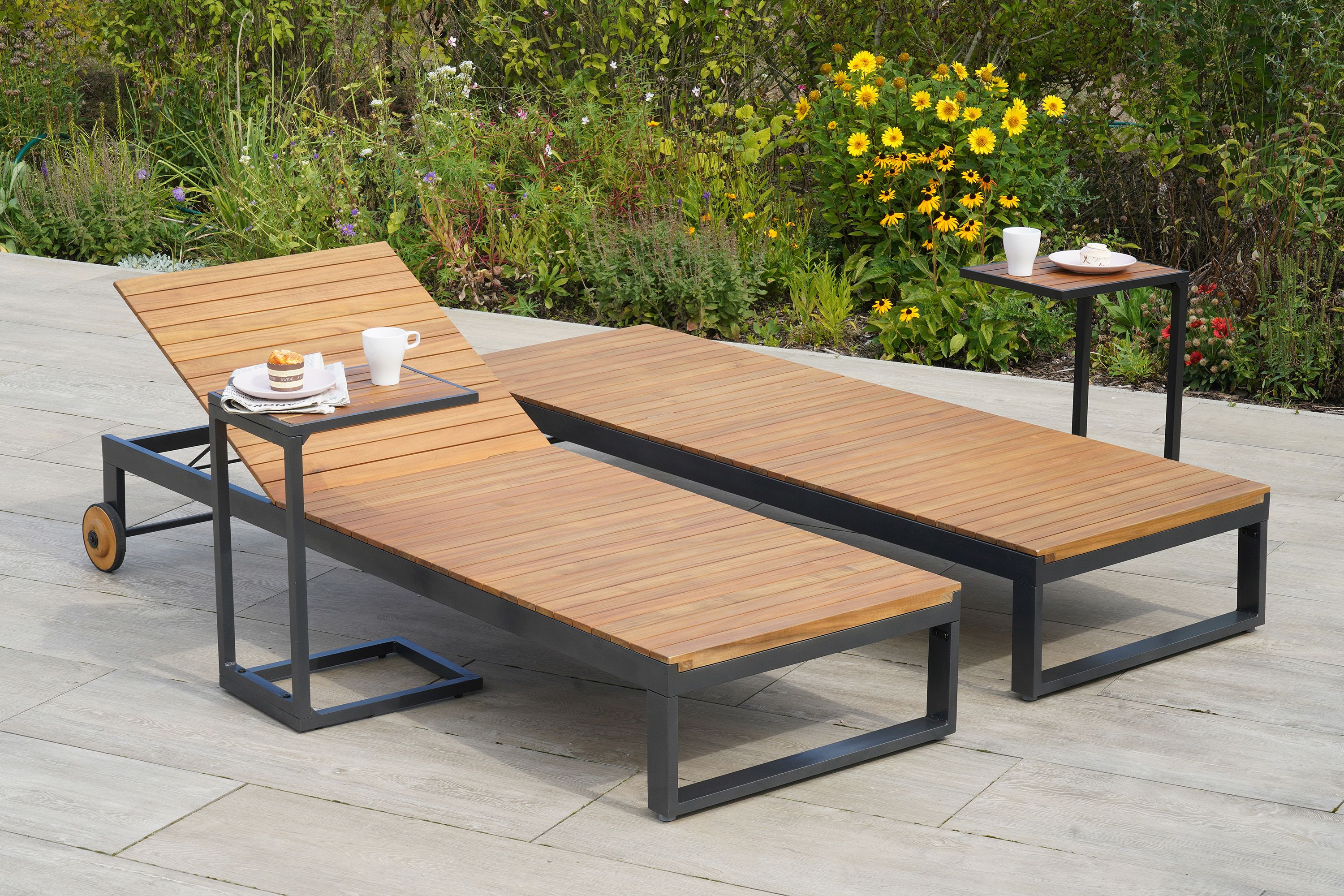 Santorin-Liegen-Set-4tlg-2x-22026-209-22018-209-SS-HD-2 Santorin Set, 4tlg., 2 Liegen, 2 Beistelltische 61 x 41,5 cm