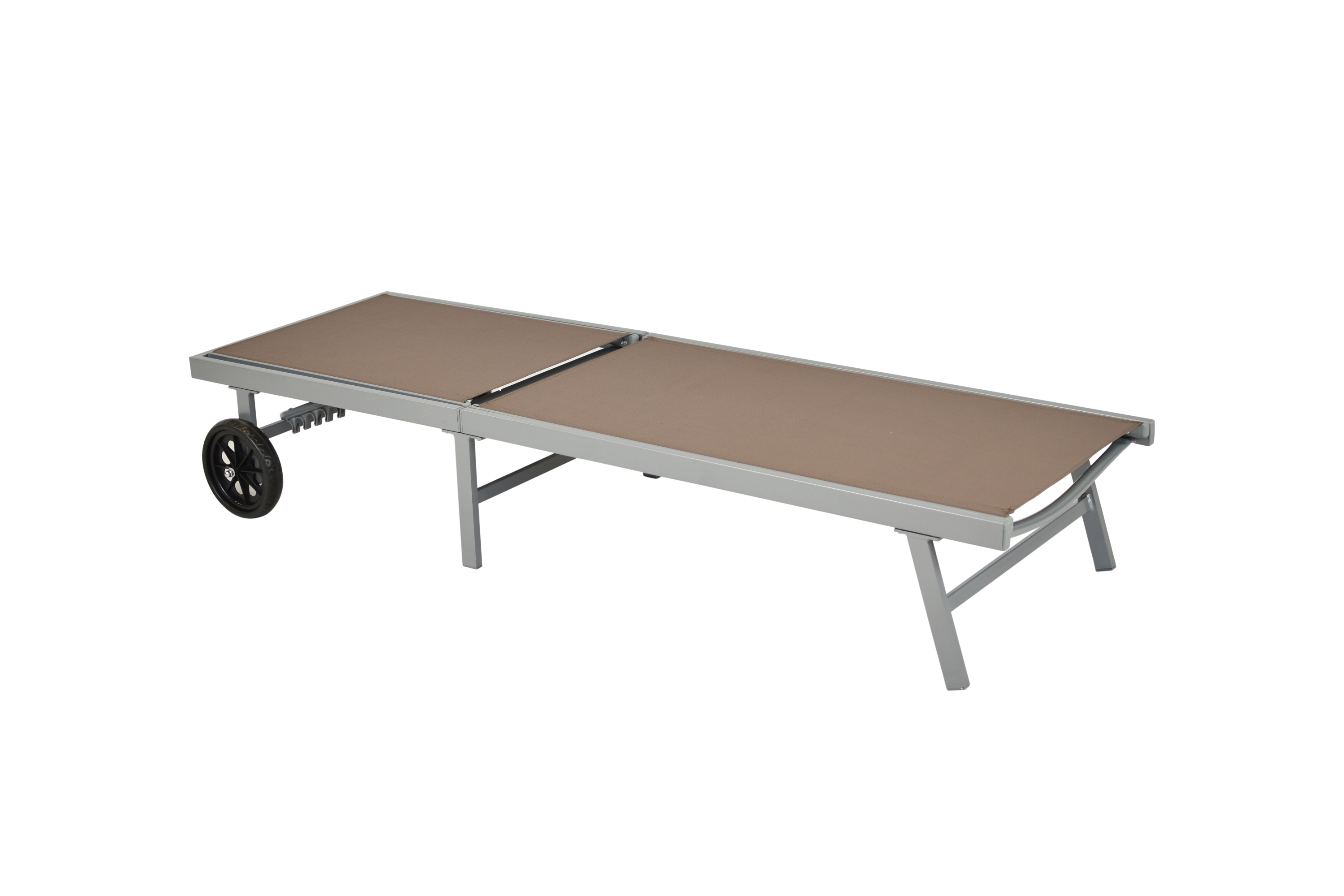 Tessin Liege, inkl. Kopfkissen, taupe