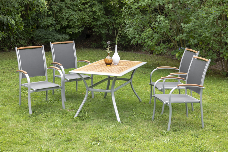 Merxx Siena Set 5tlg. Tisch 140 x 80 cm