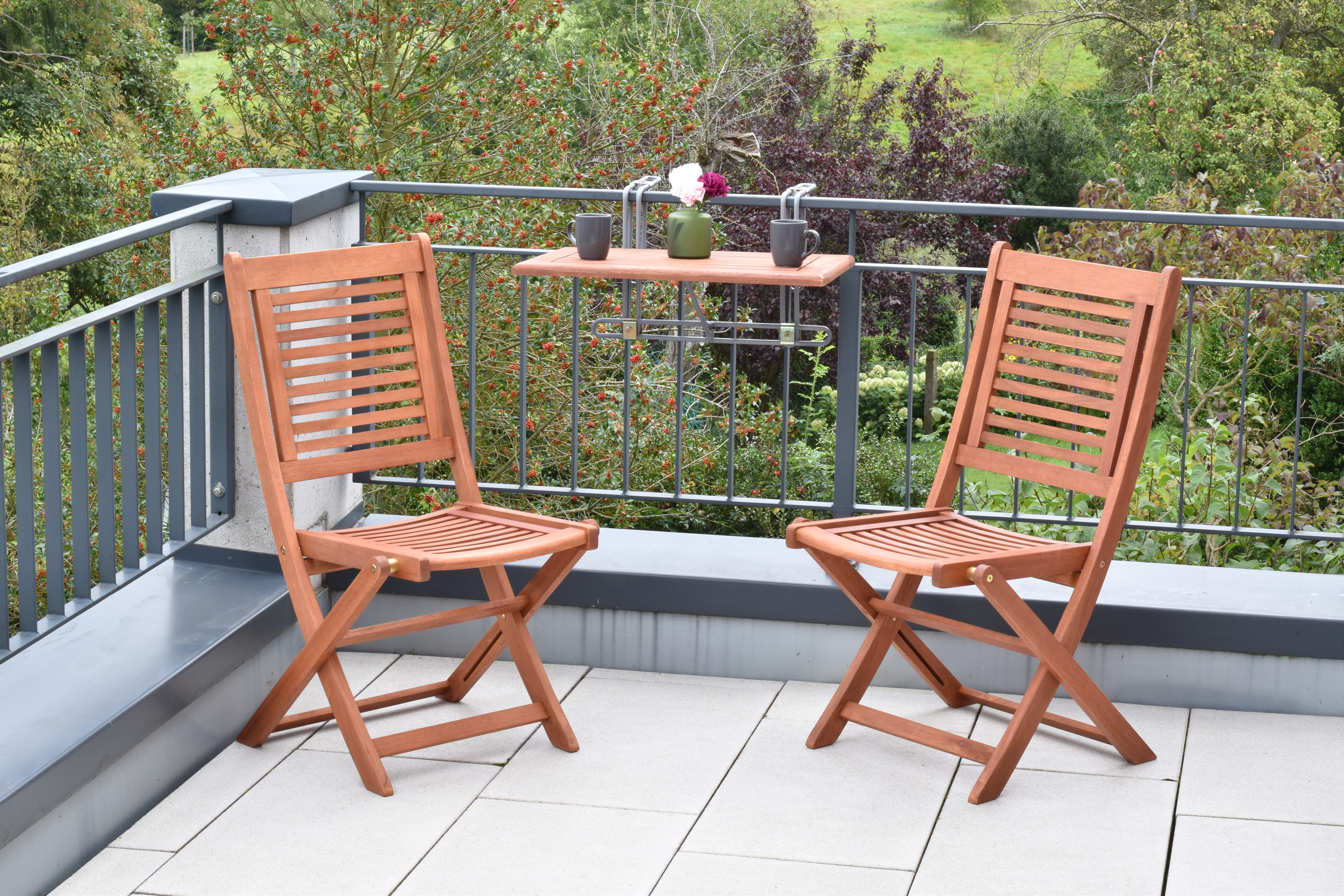 Cordoba Set 3tlg., 2 Klappstühle. Tisch 60 x 40 cm Cordoba Set 3tlg., 2 Klappstühle. Tisch 60 x 40 cm