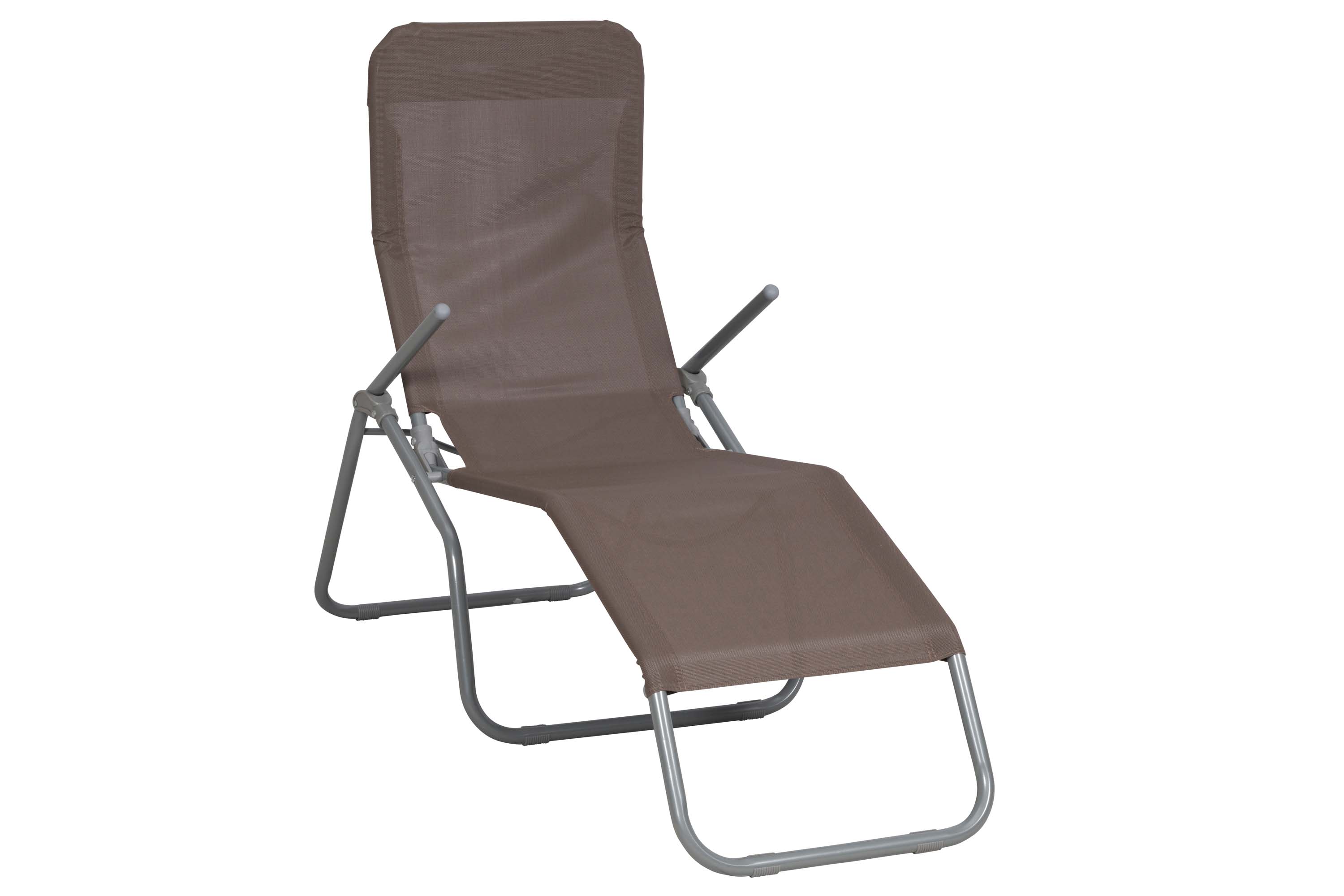 Wellnessliege XXL inkl. Kopfkissen, taupe