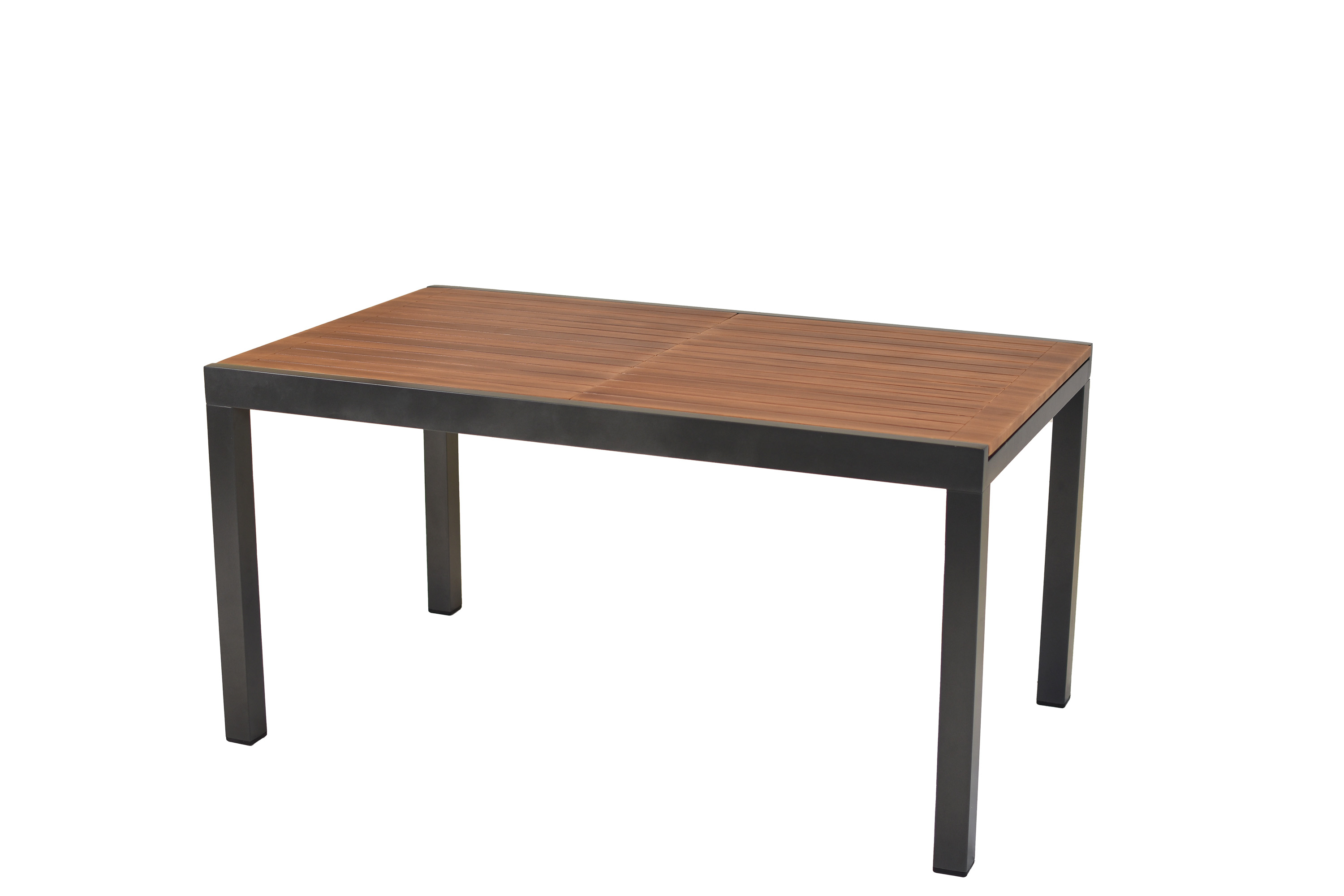 Tinos Set 7tlg., 6 Klappsessel, Ausziehtisch 150 (200) x 90 cm