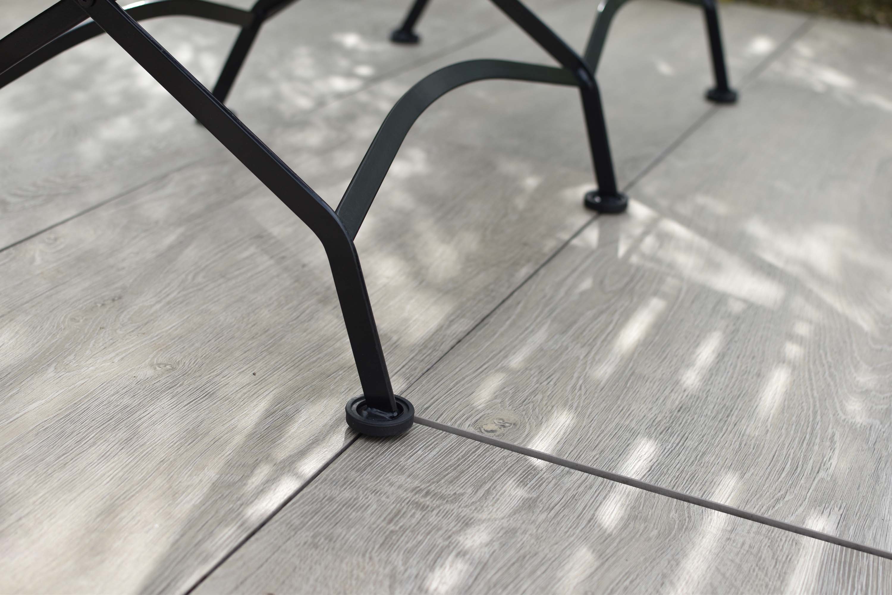 Schlossgarten Set 4tlg., 2 Klappstühle, 1 Bank 2-sitzig, Tisch 120 x 80 cm 