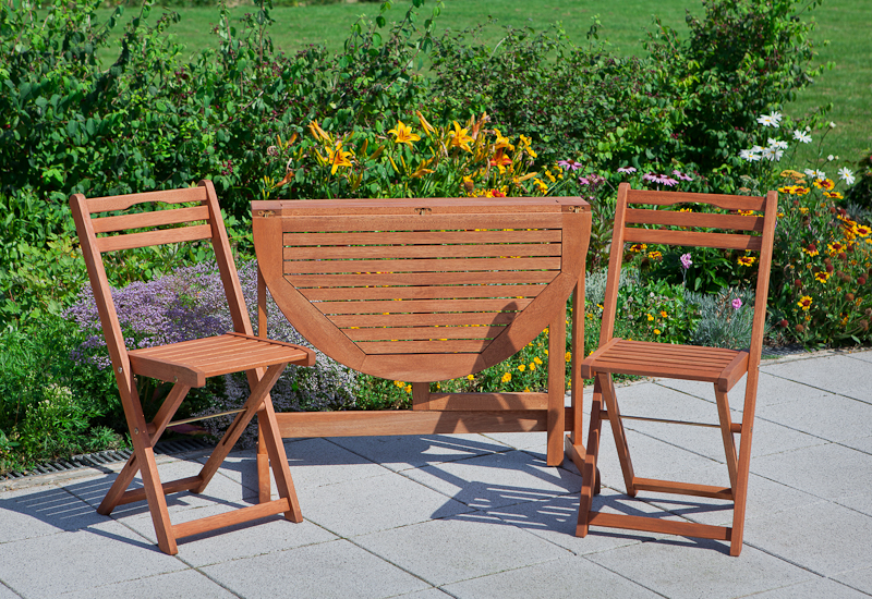 Porto-Set-3tlg-2x-25251-011-25255-011-1 Porto Set, 3tlg., Klapptisch halbrund 90 x 60 cm