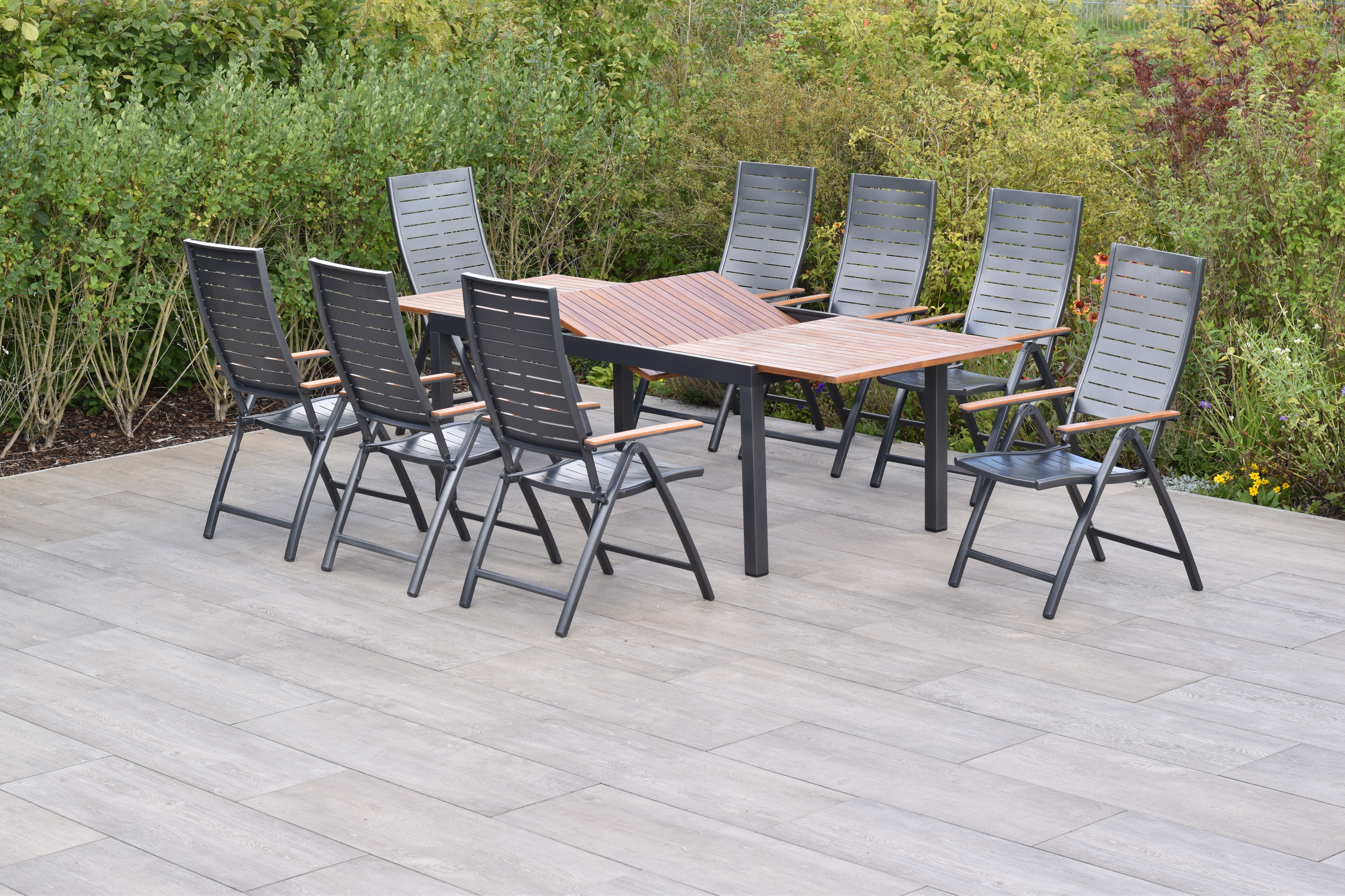50807-217-2 Tinos Set, 9tlg., Ausziehtisch 180/250 x 100 cm