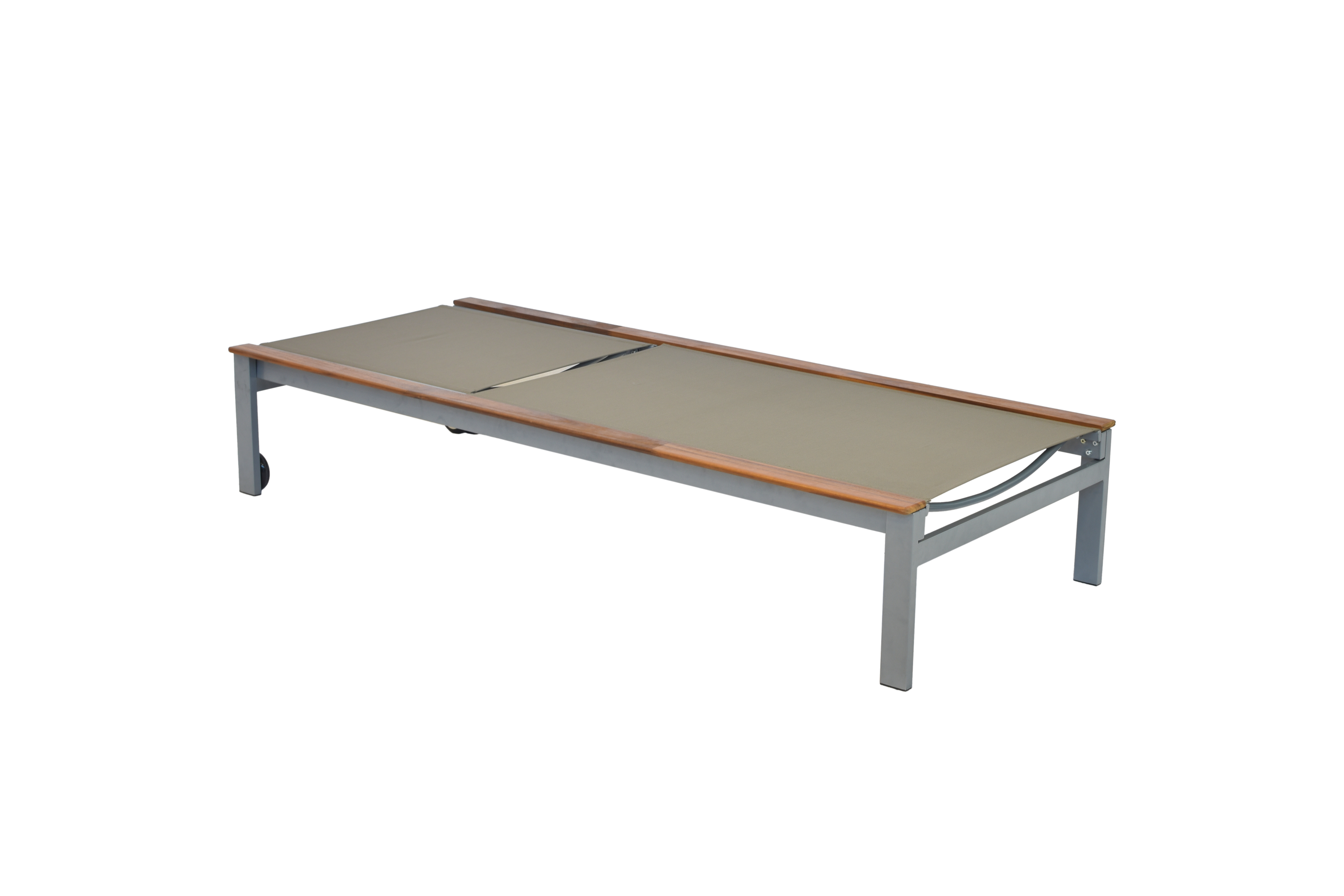 Naxos Set, 2tlg., Liege, Beistelltisch 61 x 41,5 cm, silber Naxos Set, 2tlg., Liege, Beistelltisch 61 x 41,5 cm, silber