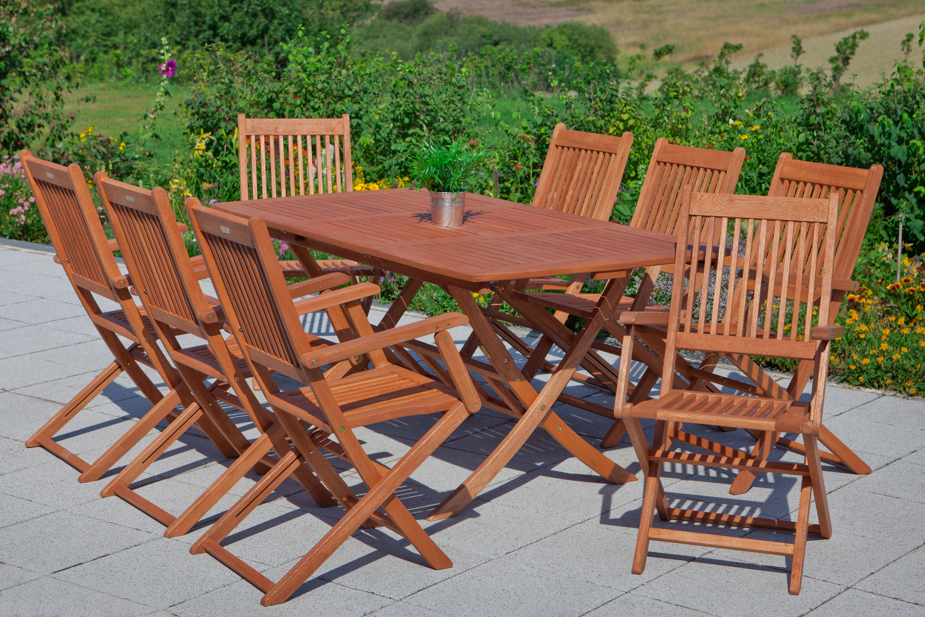 Rio Set, 7tlg., 6 Sessel, Klappausziehtisch 110/160 x 90 cm Rio Set, 7tlg., 6 Sessel, Klappausziehtisch 110/160 x 90 cm