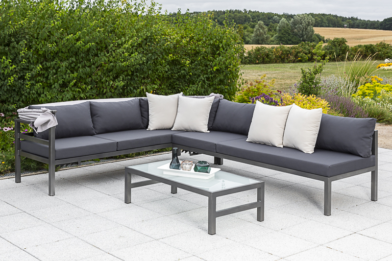Amaro-Eckse-26555-217-NB-3 Amaro Eckset mit Dach, Kopfteil verstellbar, inkl. Kissen