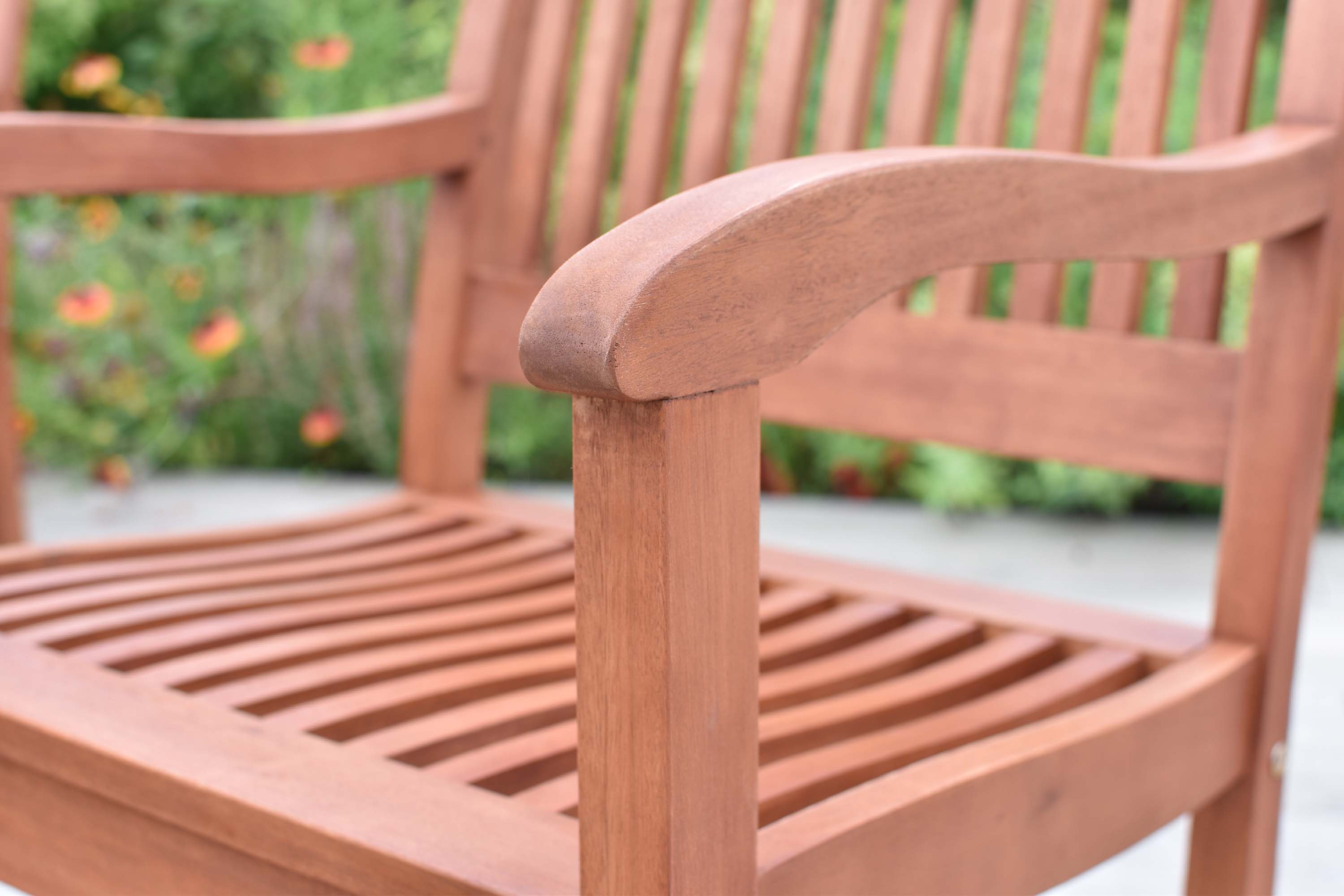 Maracaibo Set 4tlg., 2 Sessel, Bank 3-sitzig, Tisch 190 x 90 cm