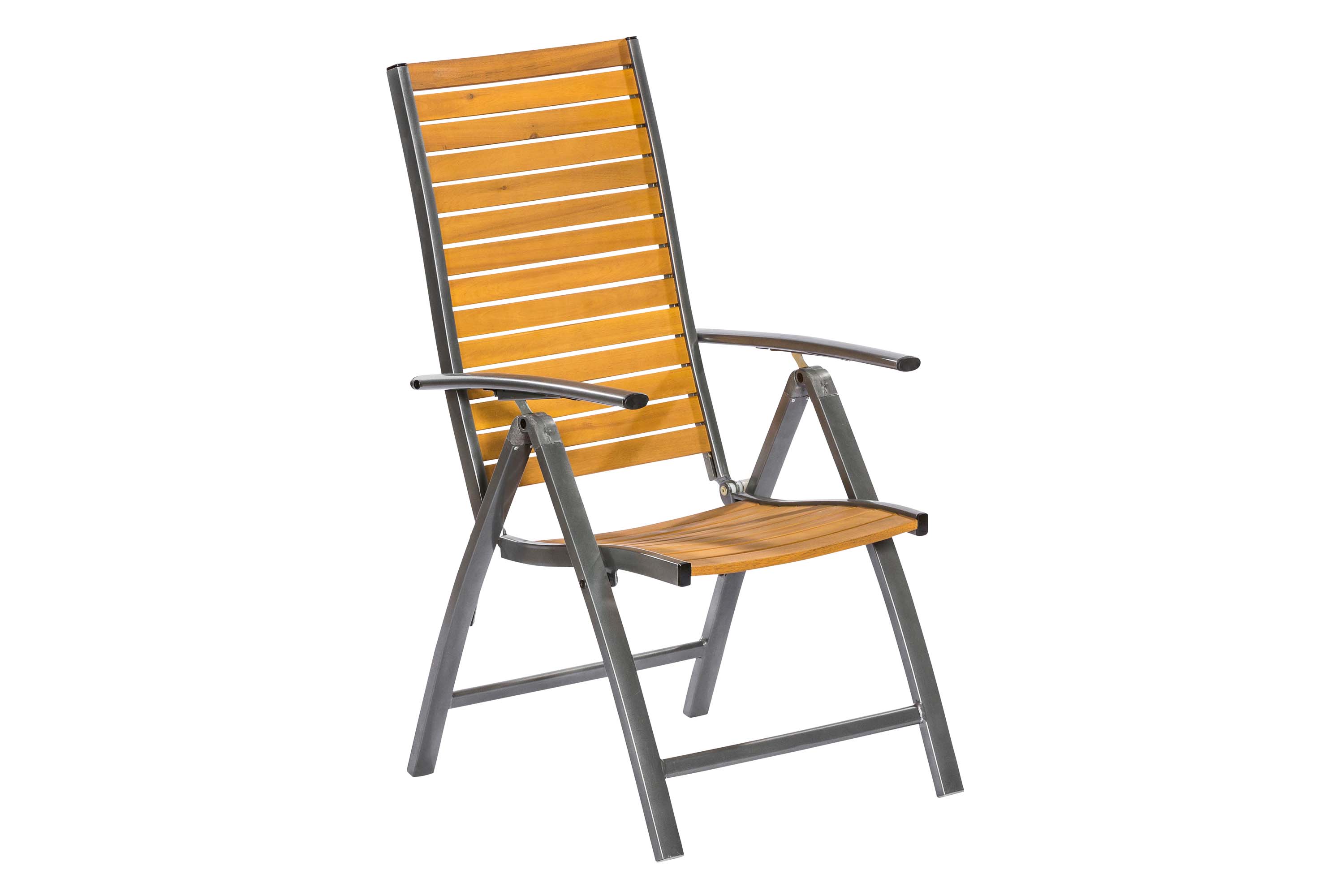 Santorin Set 5tlg., 4 Klappsessel, Ausziehtisch 150 (200) x 90 cm