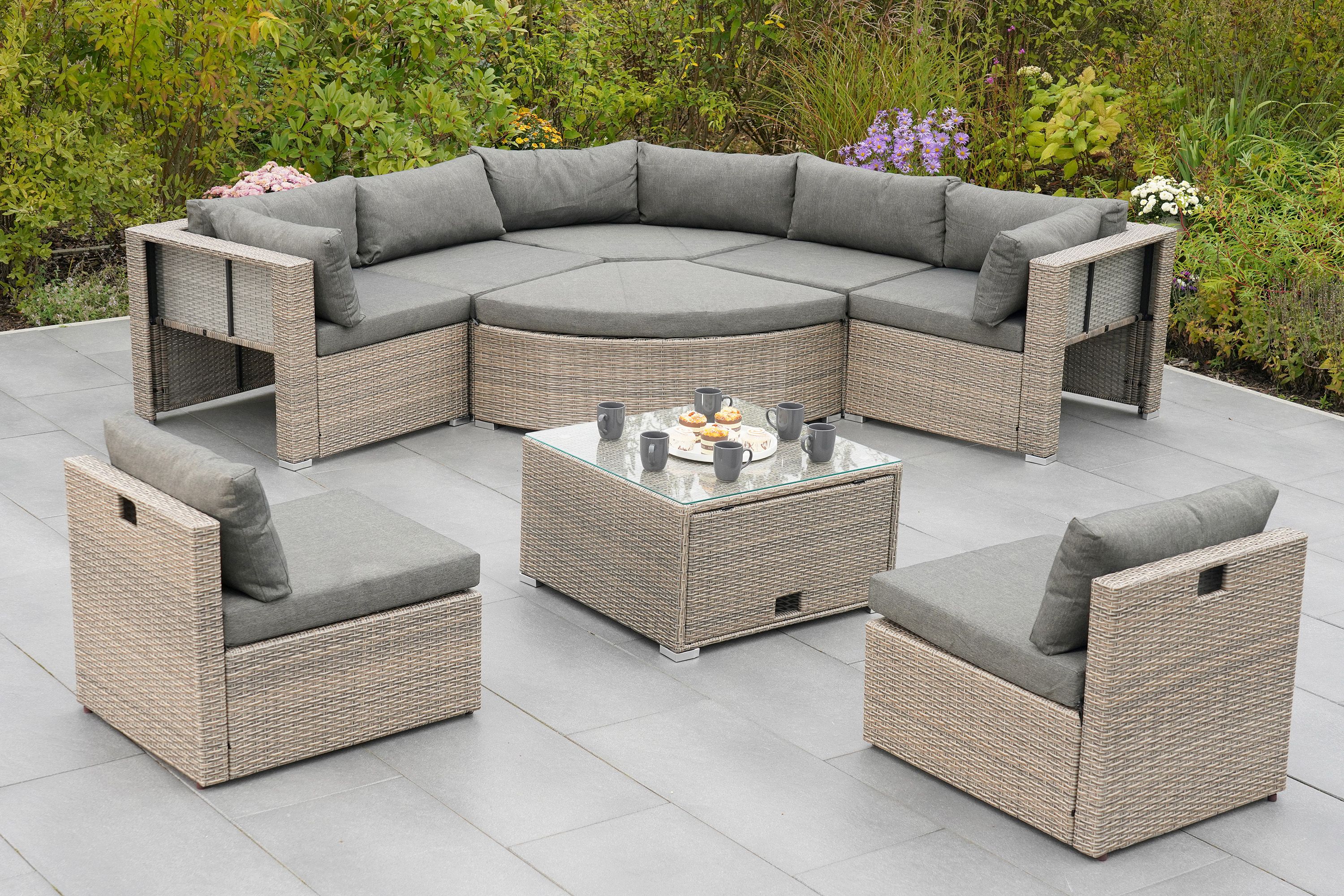 Rivello-Set-28268-277-SS-HD-12 Rivello Set multifunktional, Tisch 68 x 68 cm, inkl. Kissen