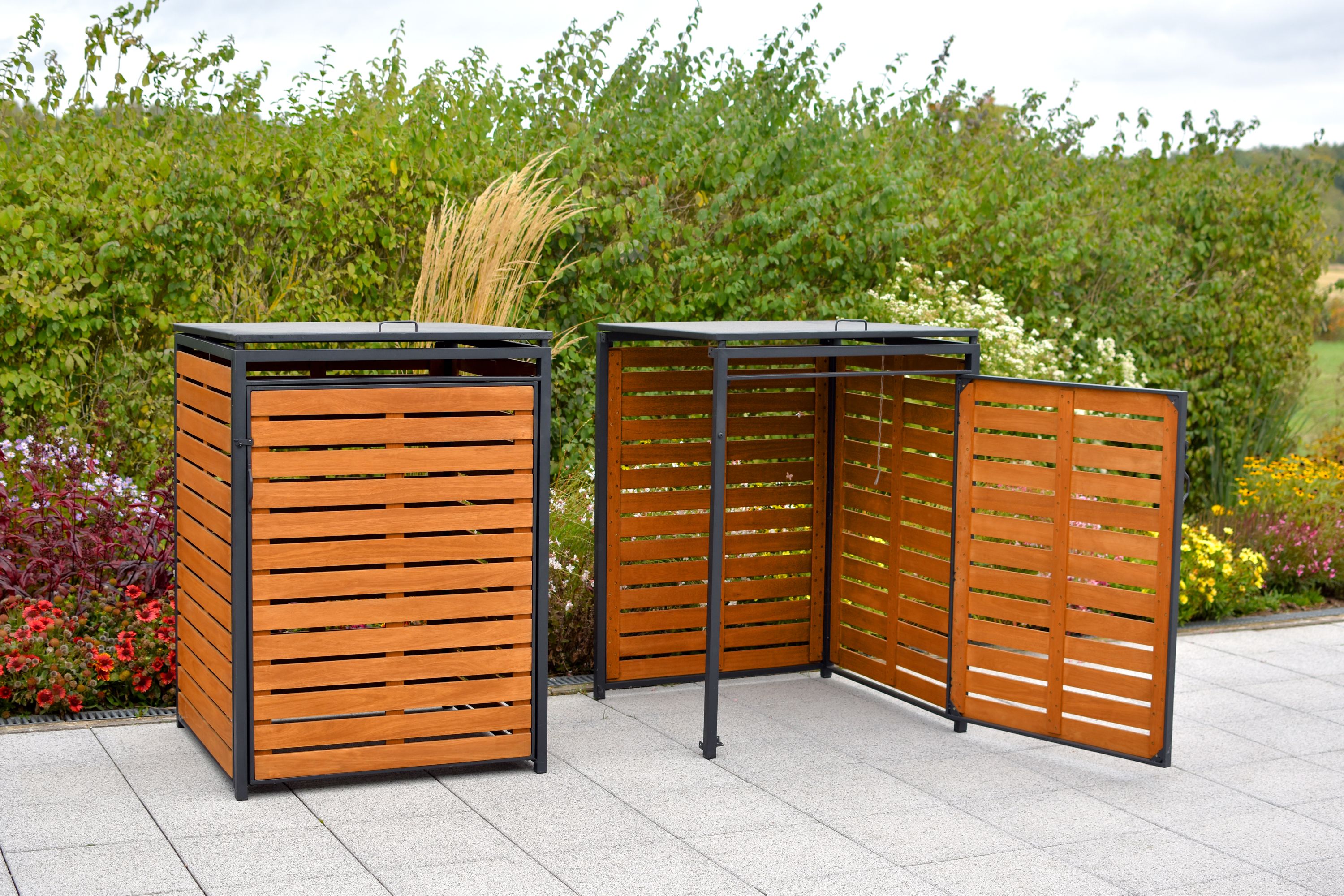 Set-Mulltonnenabdeckung-Basis-Anbau-gross-29133-011-29134-011-MX-HD-10 Mülltonnenabdeckung Set, Basis + Anbau, groß