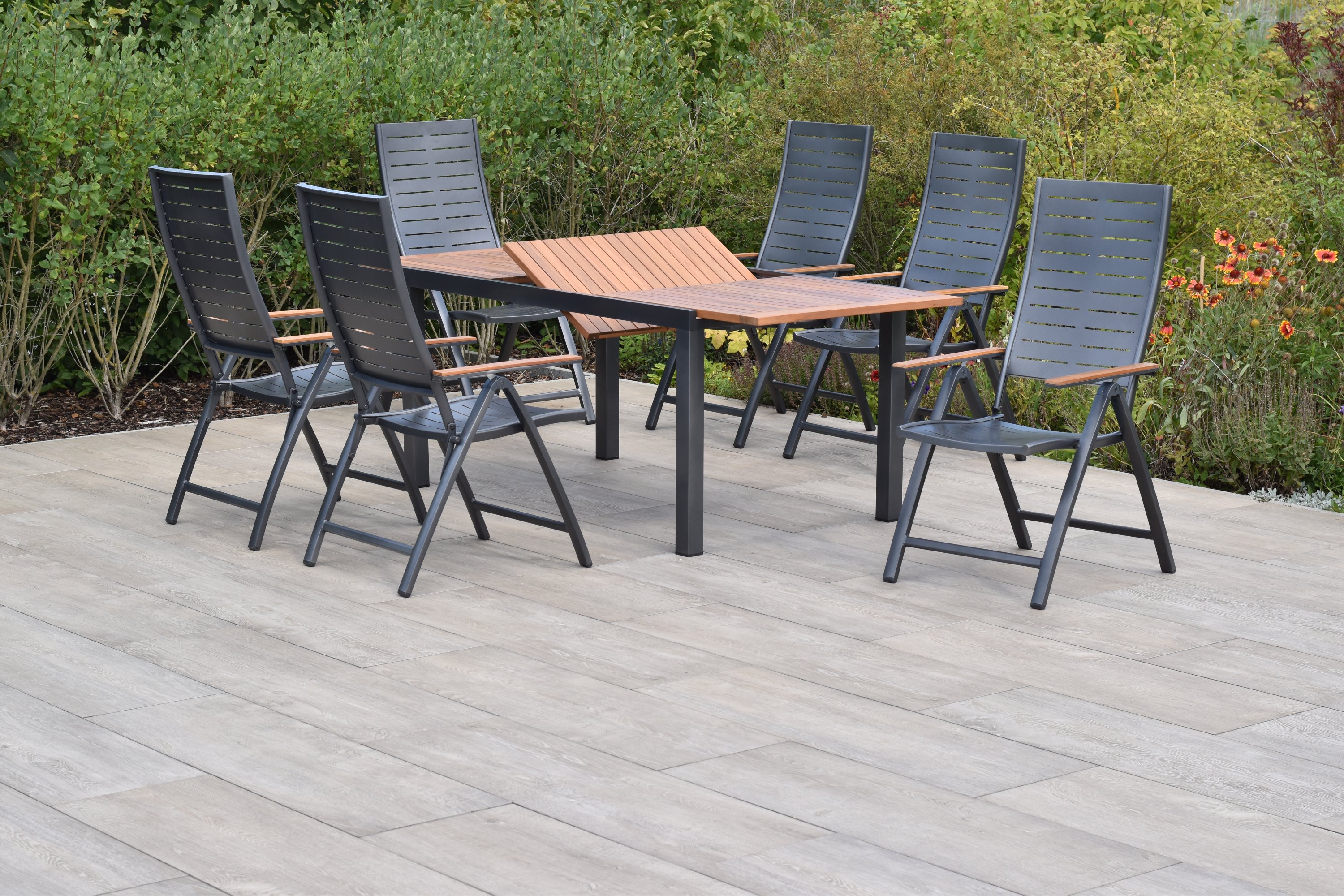 50805-217-3 Tinos Set, 7tlg., Ausziehtisch 150/200 x 90 cm