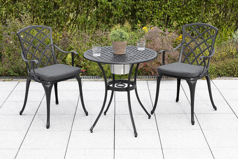 Rhodos Set, 5tlg., Tisch rund Ø 70 cm, inkl. Kühler Rhodos Set, 5tlg., Tisch rund Ø 70 cm, inkl. Kühler