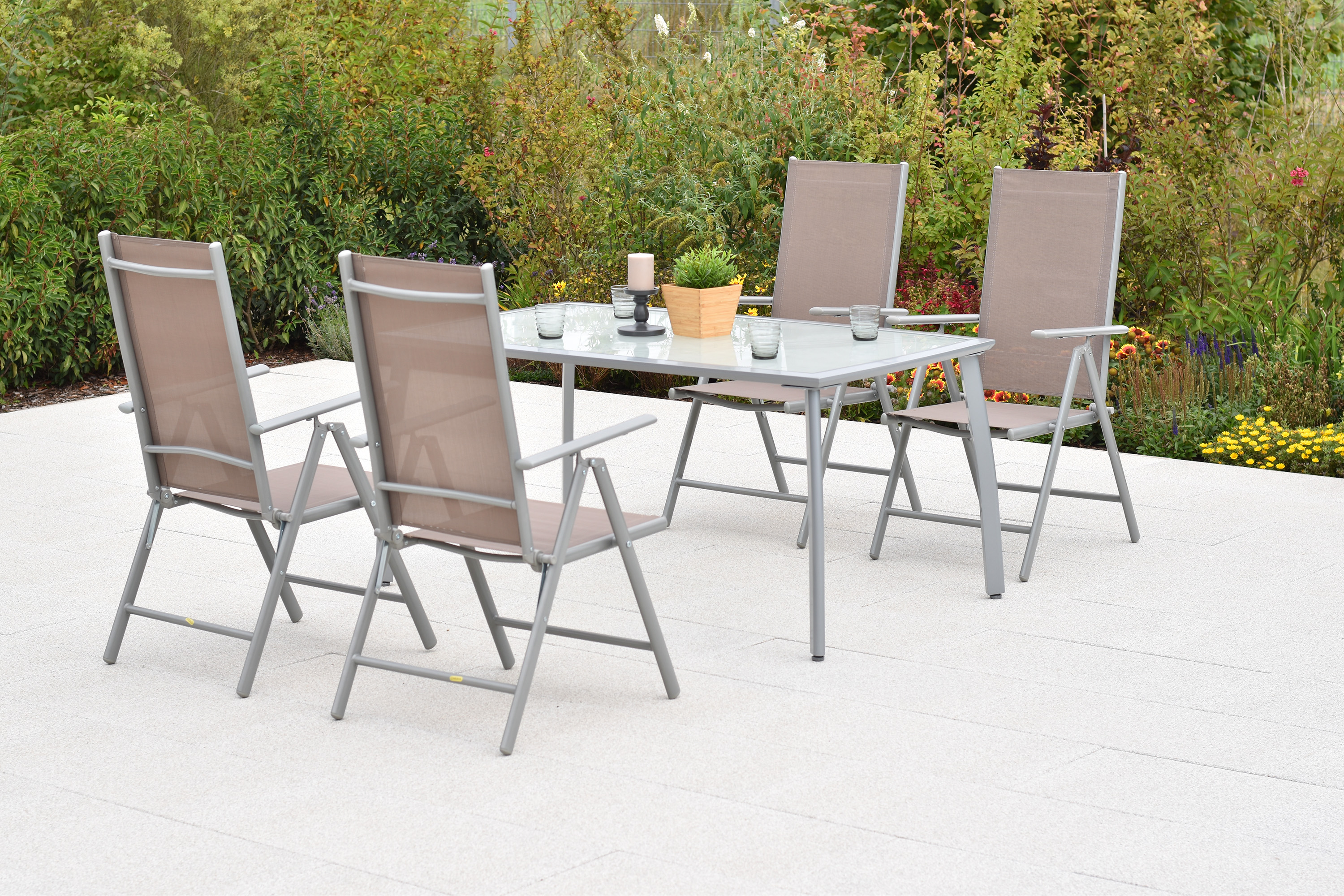 Amalfi Set, 5tlg., Tisch 150 x 90 cm Amalfi Set, 5tlg., Tisch 150 x 90 cm