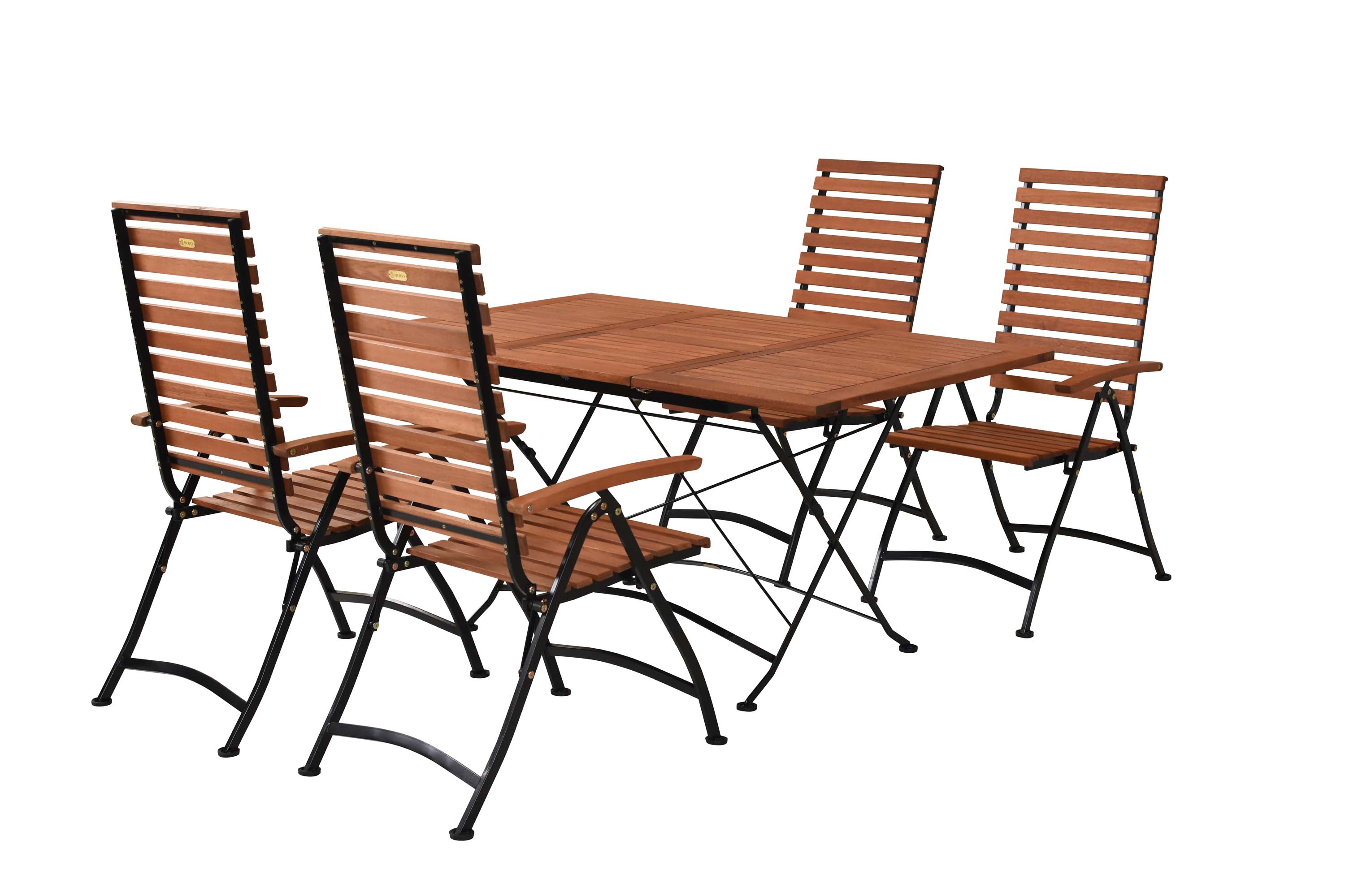 Schlossgarten Set 5tlg., 4 Klappsessel, Klappausziehtisch 100 (150) x 90 cm Schlossgarten Set 5tlg., 4 Klappsessel, Klappausziehtisch 100 (150) x 90 cm