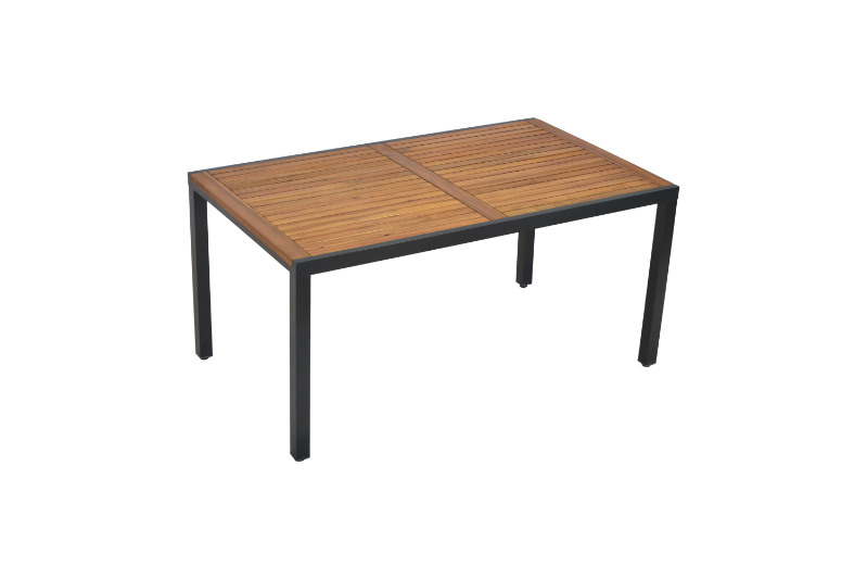 Tisch rechteckig 150 x 90 cm graphit