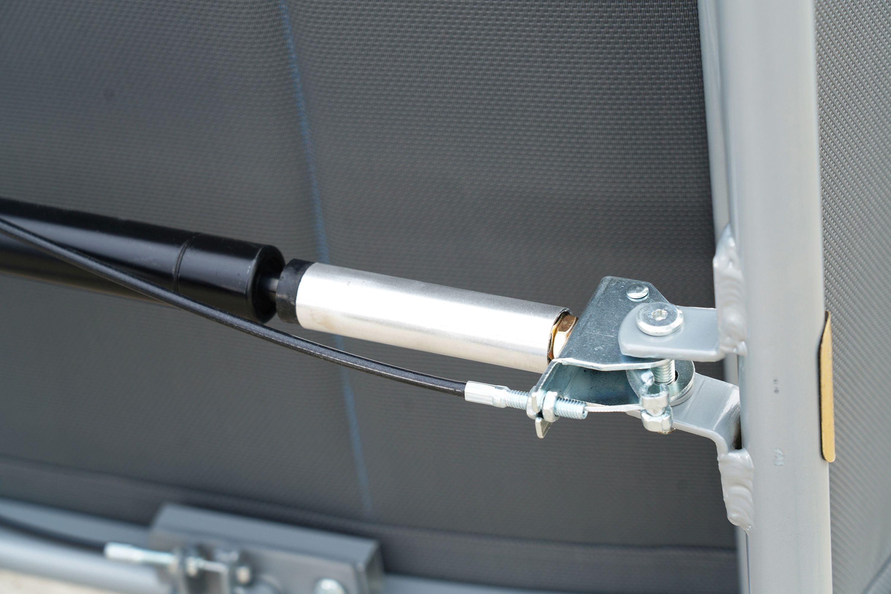 Amalfi Set 7 tlg., 6 Stapelsessel, Ausziehtisch 160 (220) x 90 cm, grau Amalfi Set 7 tlg., 6 Stapelsessel, Ausziehtisch 160 (220) x 90 cm, grau
