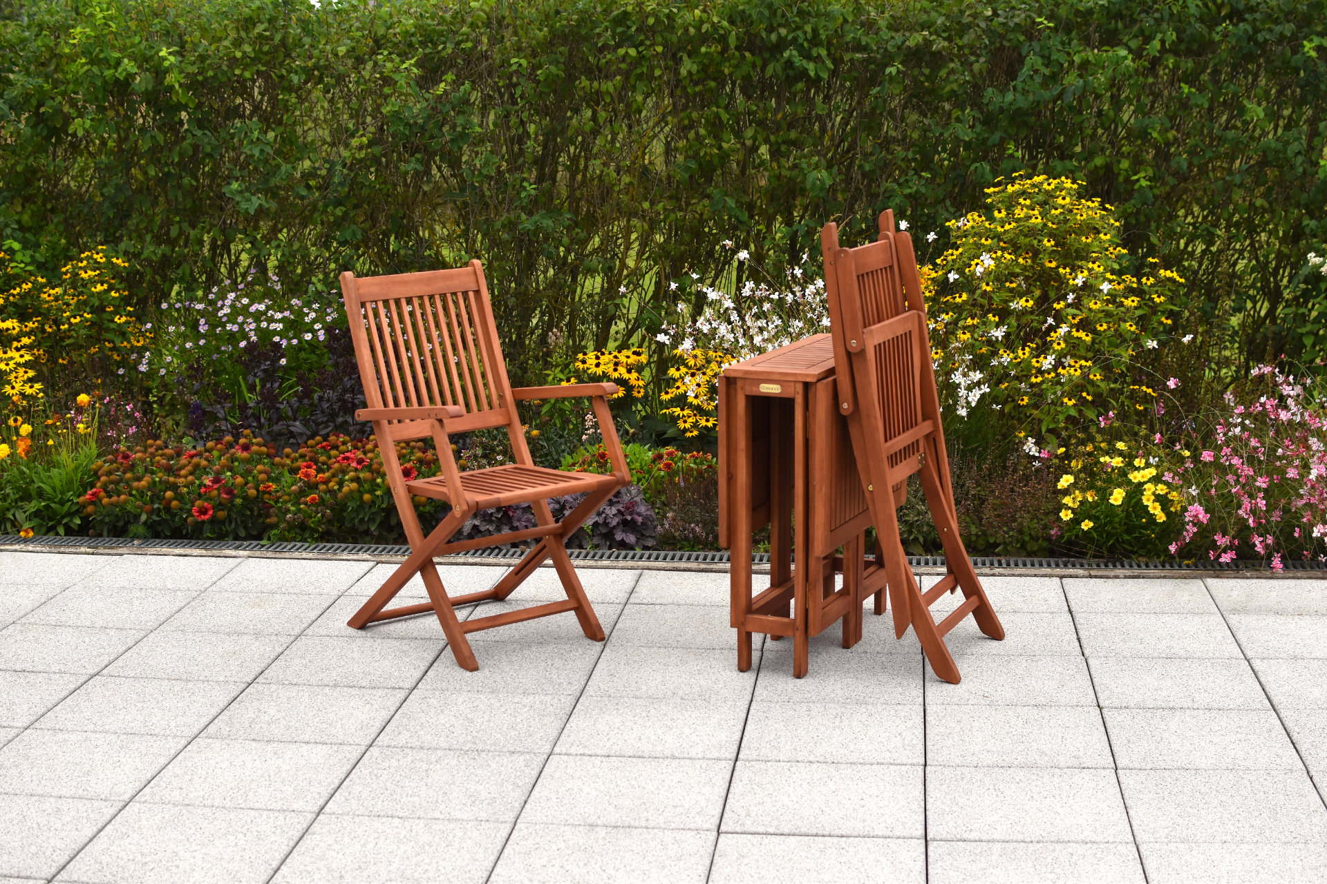 Rio Set 3tlg., 2 Klappsessel, Klappentisch 107 x 65 cm Rio Set 3tlg., 2 Klappsessel, Klappentisch 107 x 65 cm