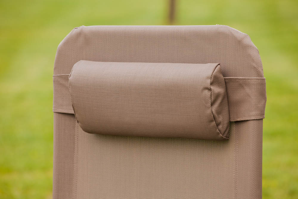 Kopfkissen für Wellnessliege XXL, taupe