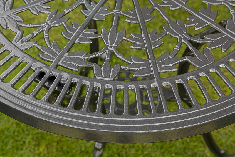 Lugano-Tisch-grau-Detail-21112-217WmAemSj1FTXed Lugano Ornament Tisch, rund Ø 70 cm, graphit