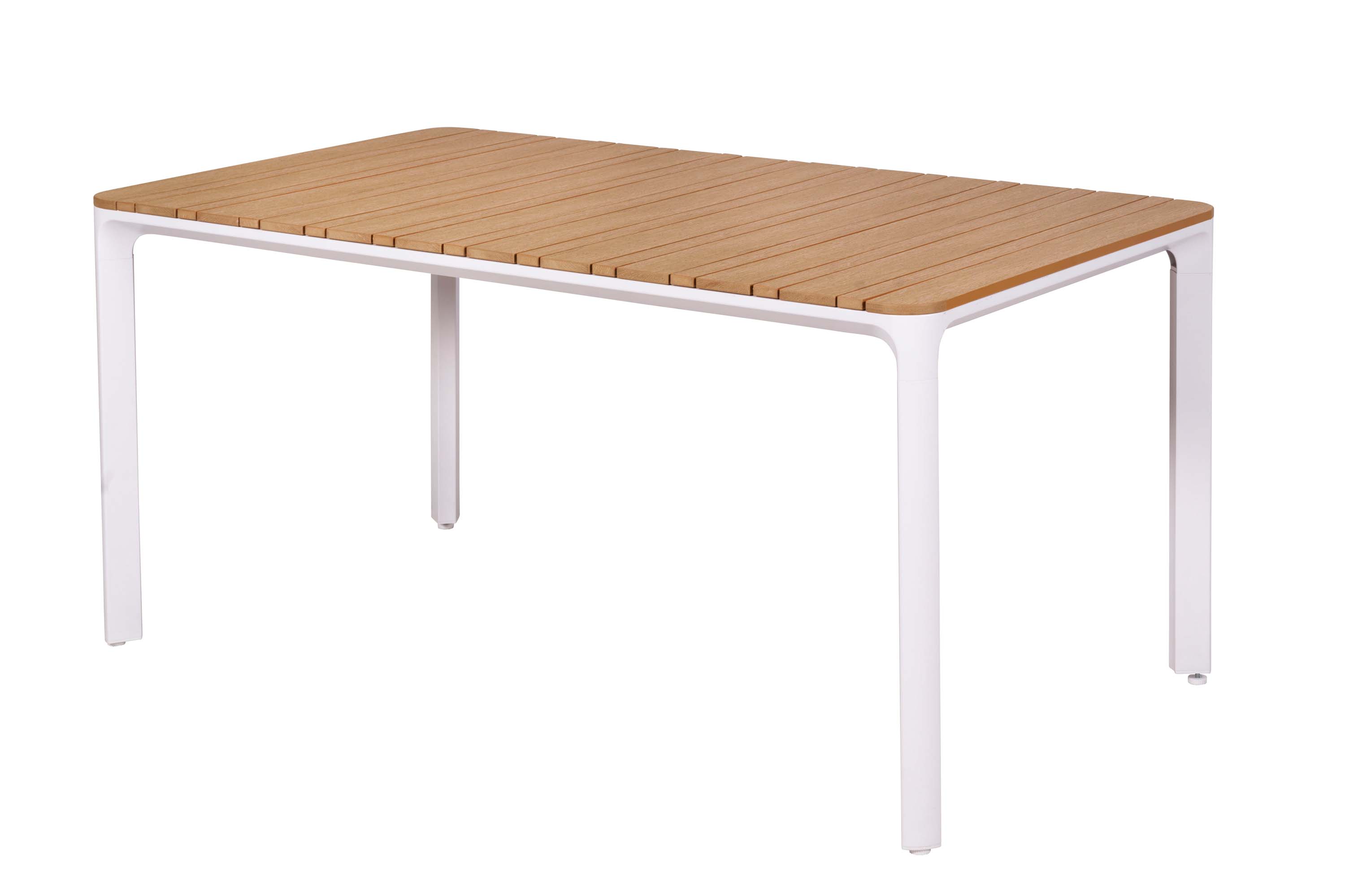 Tisch 160 x 90 cm, Tischplatte aus Kunststoff in realistischer Holzoptik