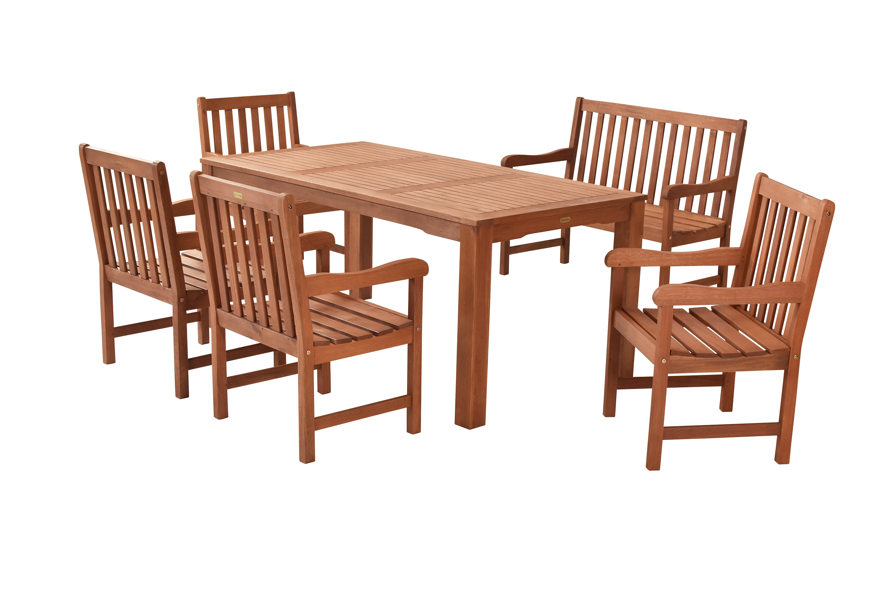 Santos Set 6tlg., Tisch 170 x 90 cm Santos Set 6tlg., Tisch 170 x 90 cm