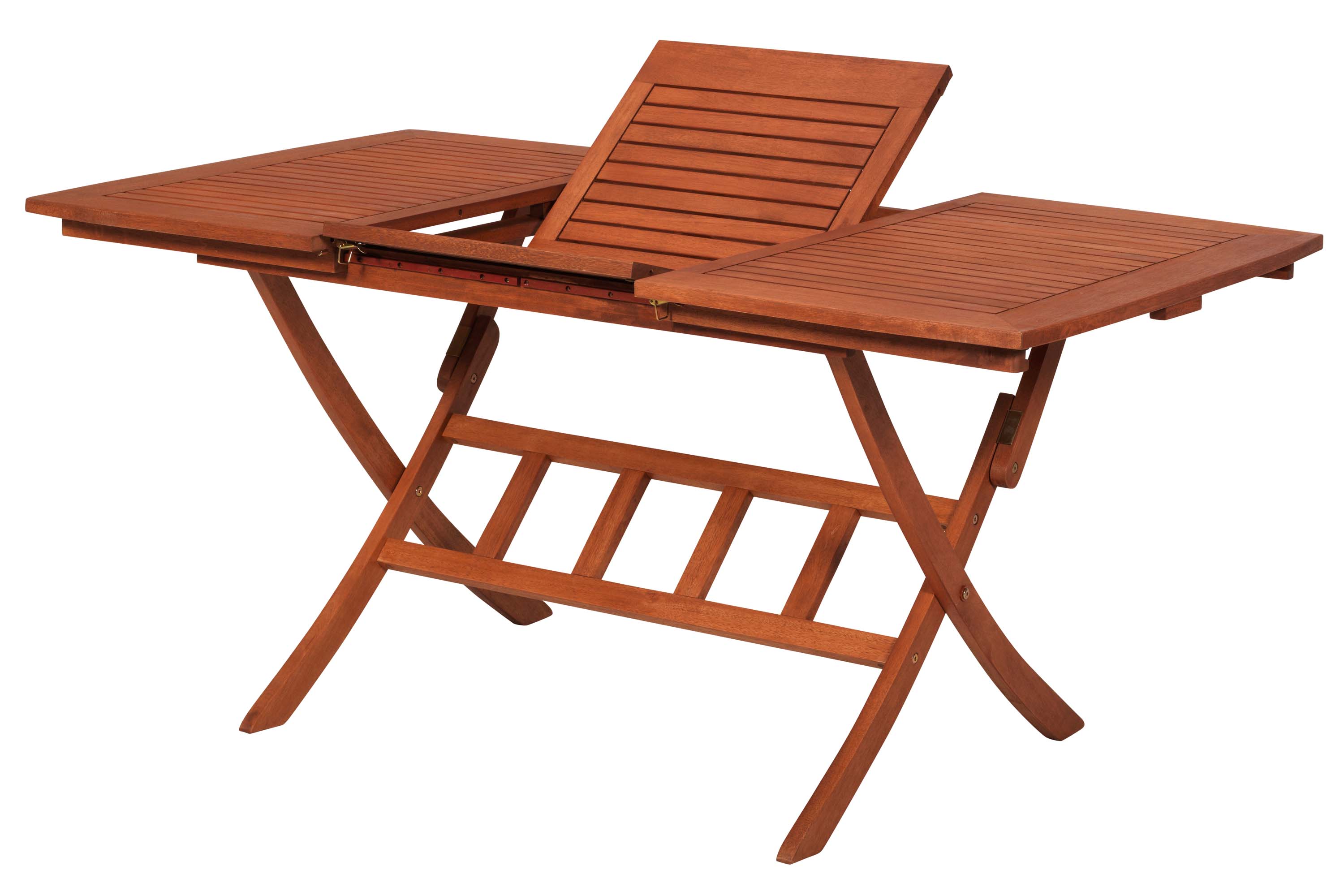 Rio Set 5tlg., 4 Klappsessel, Klappausziehtisch 110/160 x 90 cm