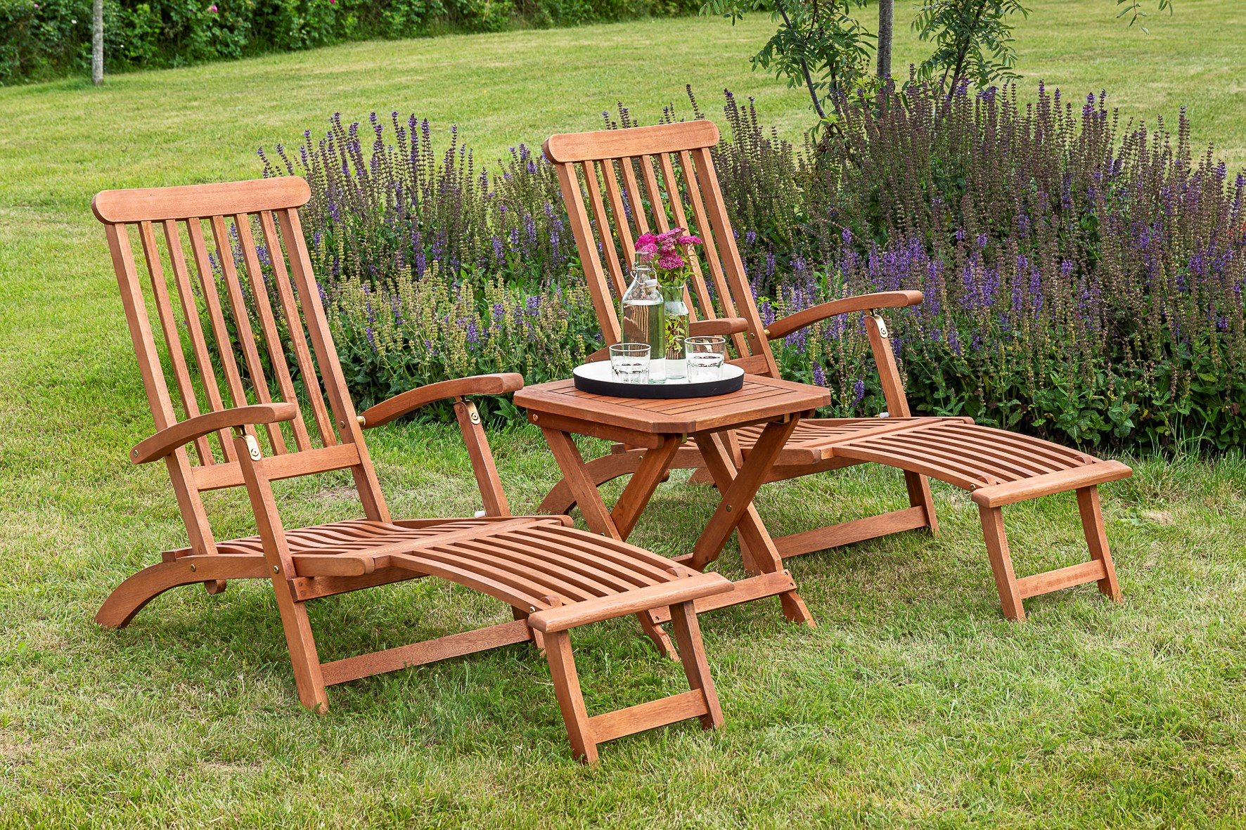 Deckchair 5Pos. Set 5tlg. Hocker 50 x 50 cm Deckchair 5Pos. Set 5tlg. Hocker 50 x 50 cm