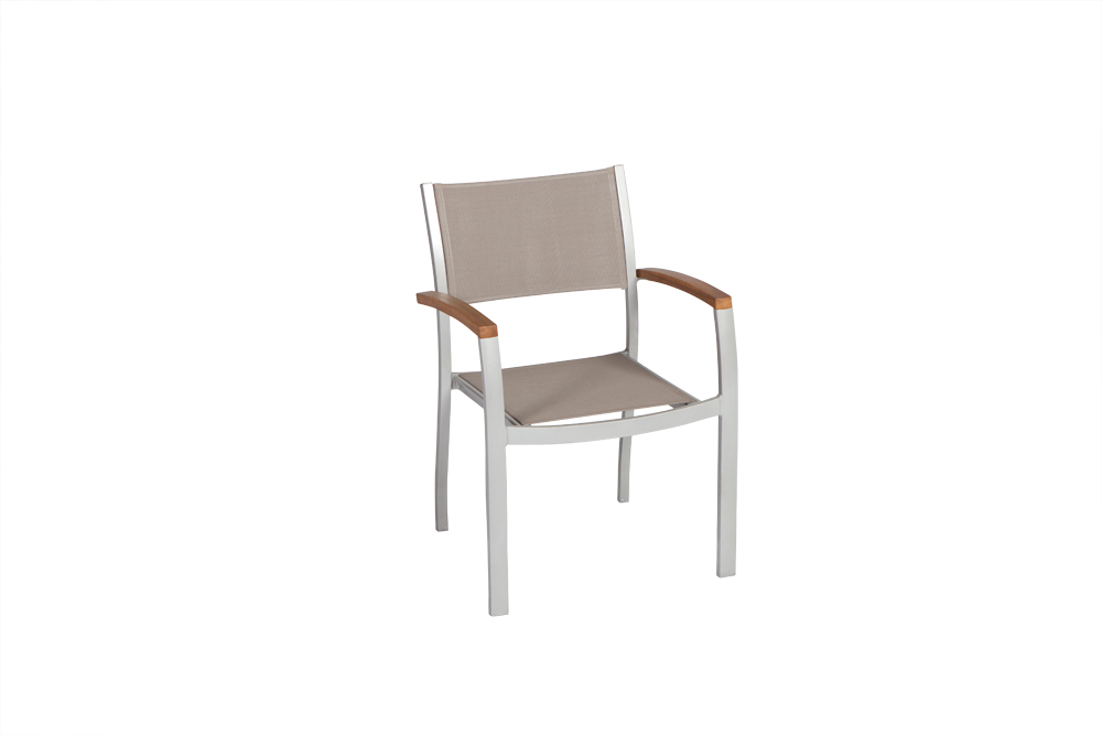 Naxos-Sessel-22000-309FEku7AlzrFvv3 Naxos Set 5tlg., 4 Stapelsessel, Ausziehtisch 150 (200) x 90 cm, silber