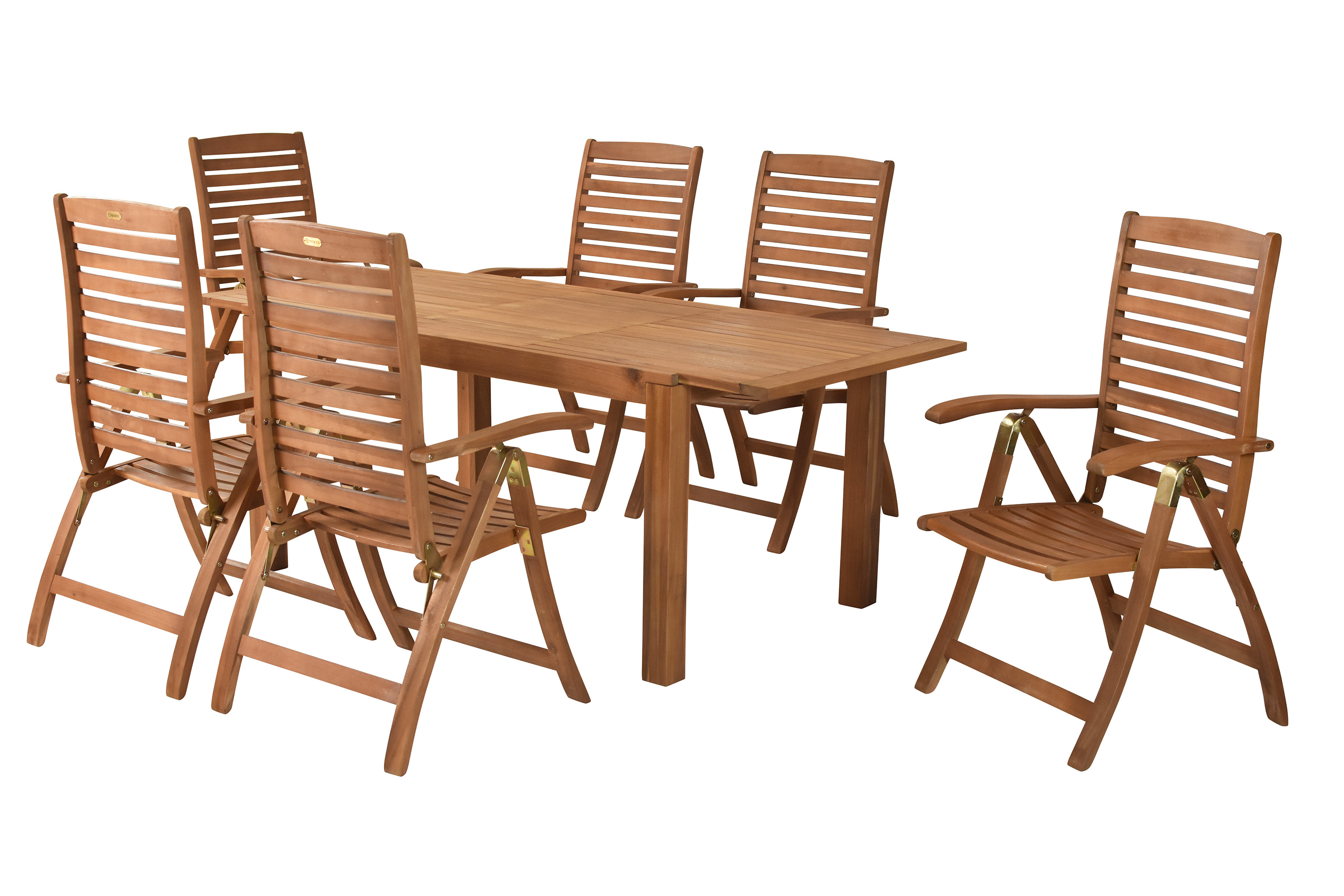 Parabaiba Set 7tlg., Ausziehtisch 150/200 x 90 cm